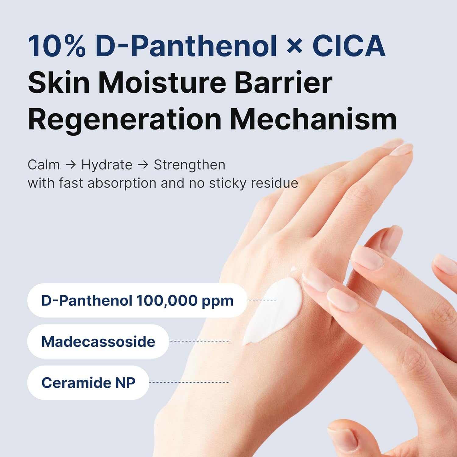 pure:K Panthenol 10% Cica Repair Cream - 80ml