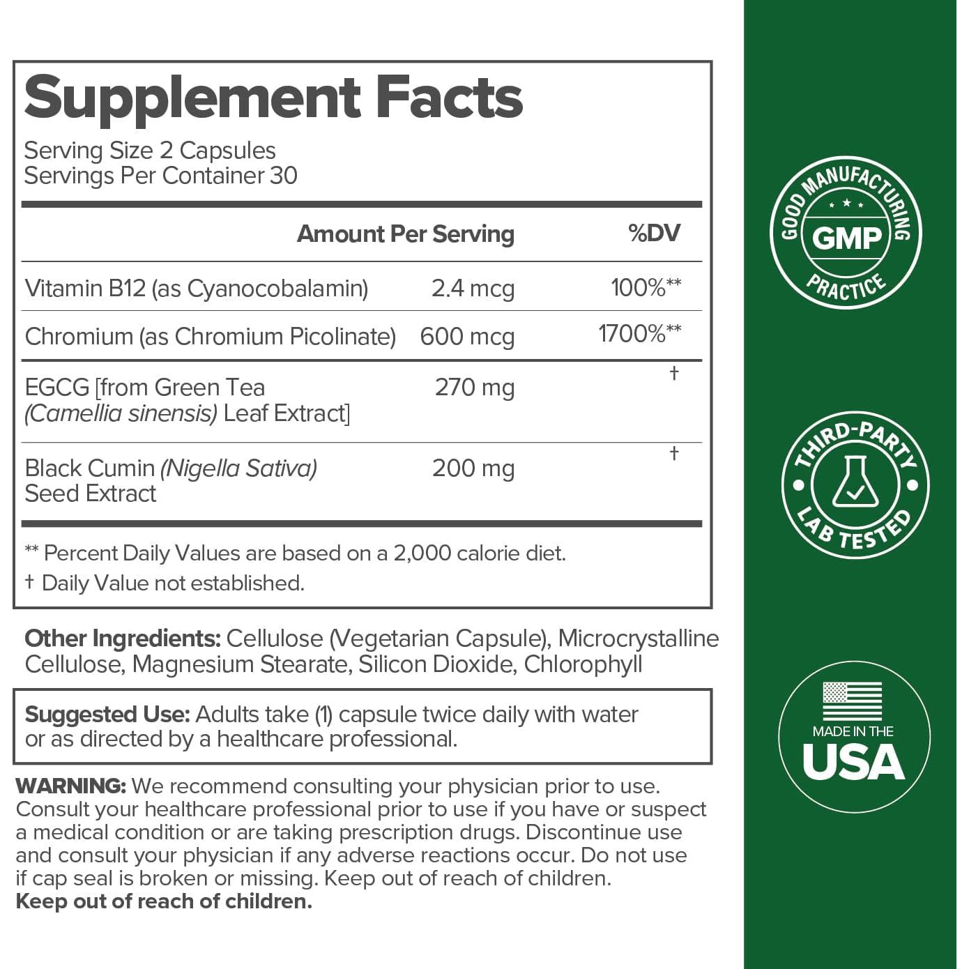 O Positiv MOTO Women's Metabolism Support – 60 Vegan Capsules | Boost Energy, Curb Cravings & Support Healthy Metabolism – 30 Servings
