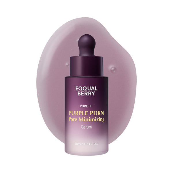 EQQUALBERRY Pore Fit Purple PDRN Pore Minimizing Serum – 30ml | Vegan PDRN for Smooth, Refined & Firm Skin