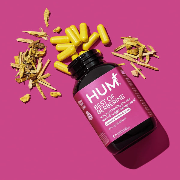 HUM Best of Berberine – 60 Capsules | Clinically Dosed Metabolic, Gut & Weight Management Support
