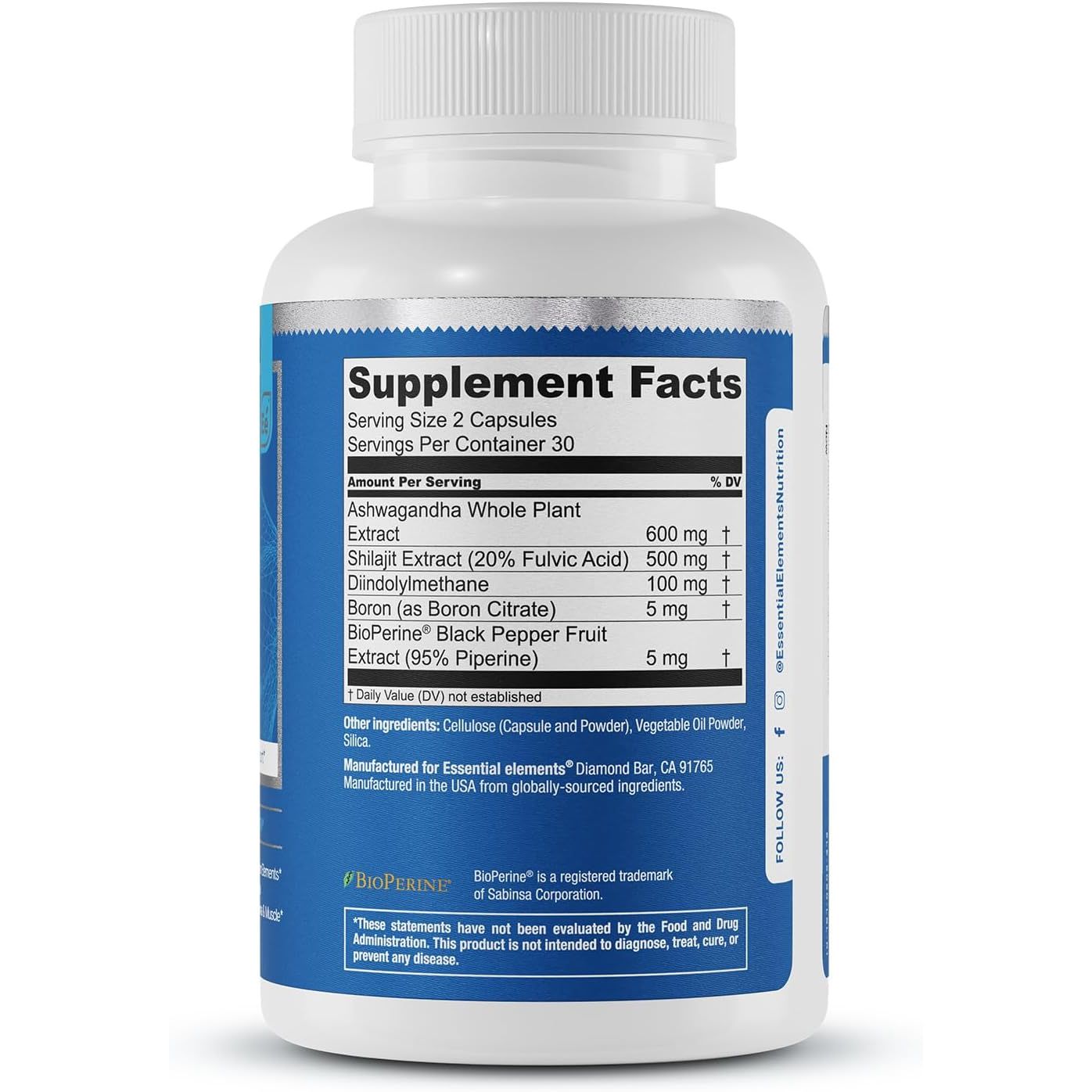 Essential Elements T-Hero Comprehensive Male Health Support - 60 Capsules