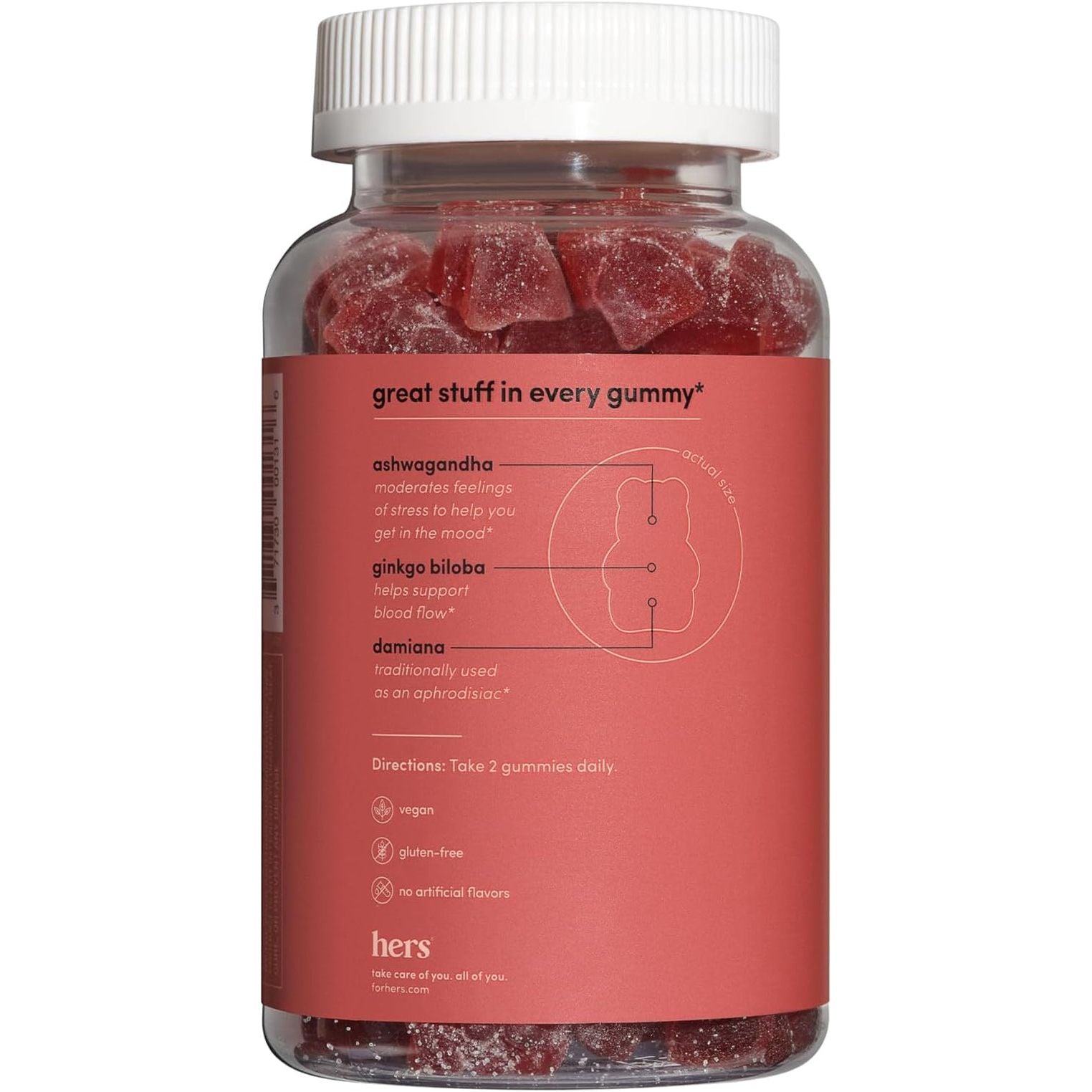 Hers Desire Libido Supplement Gummies – 60 Gummies | Supports Healthy Sex Drive & Sensation