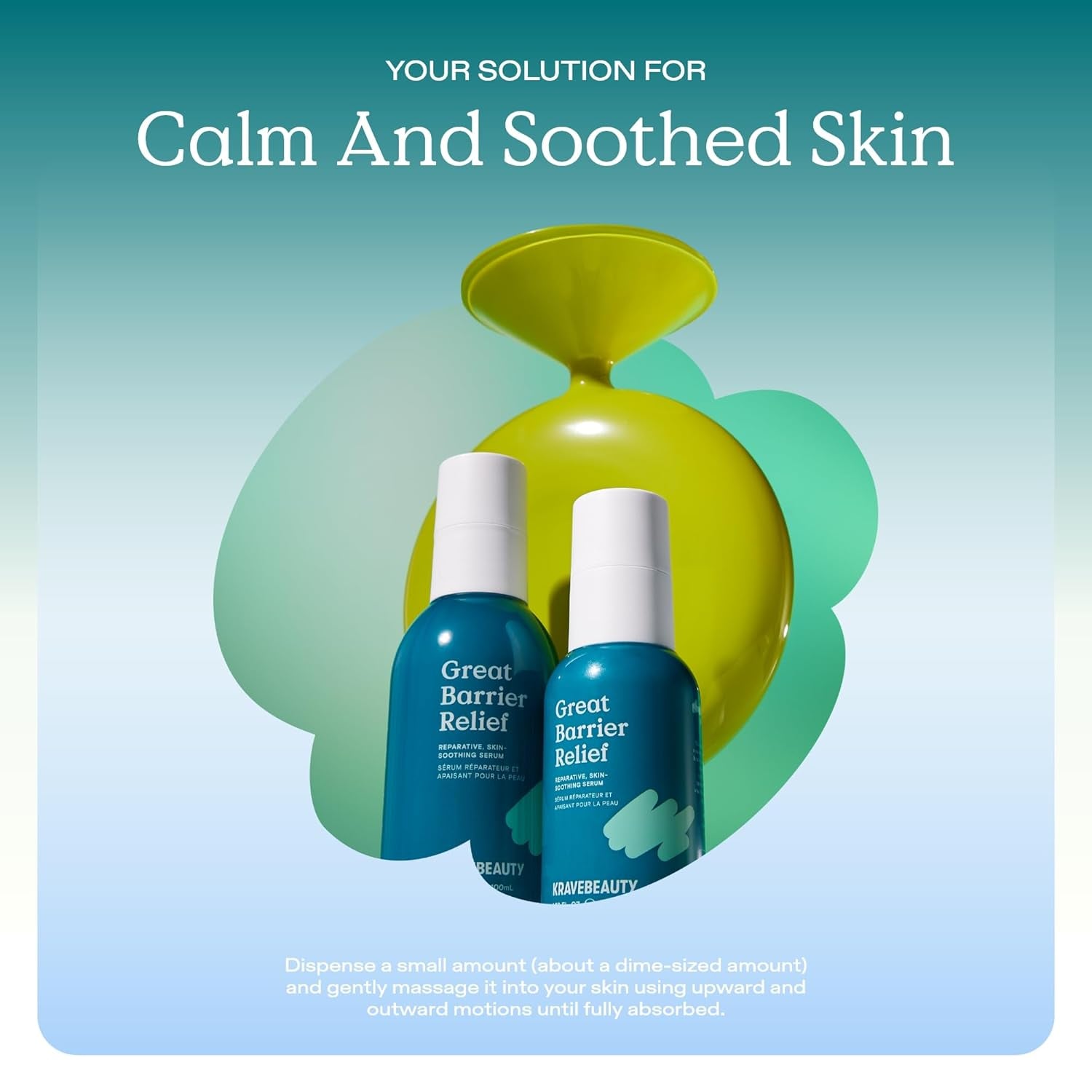 KraveBeauty Great Barrier Relief Reparative Skin-Soothing Serum – 45ml | Calms Redness & Restores Damaged Skin Barrier