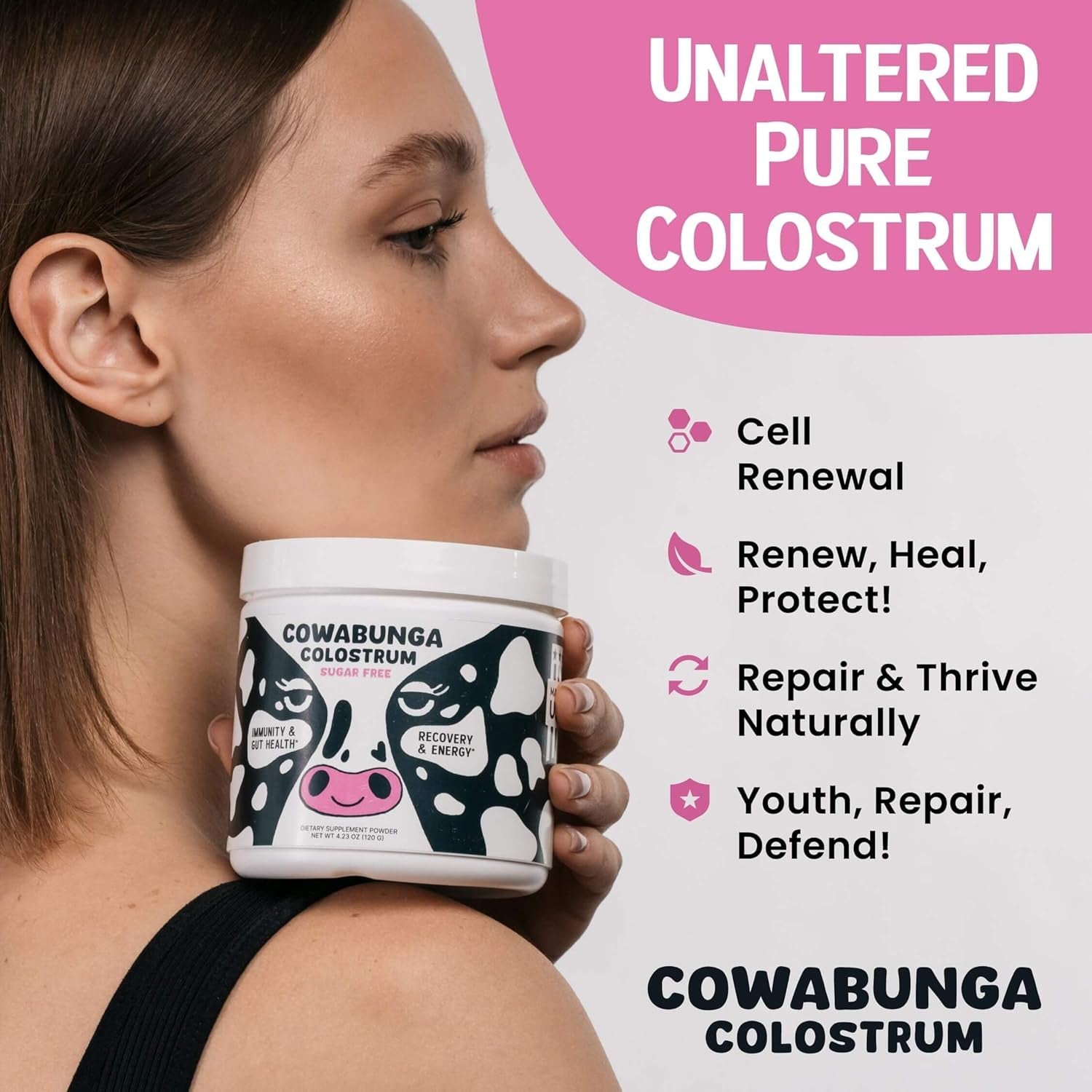 SonoHealth Cowabunga Colostrum – 120g | True 6-Hour First-Milking Colostrum for Immunity, Gut Health & Vitality