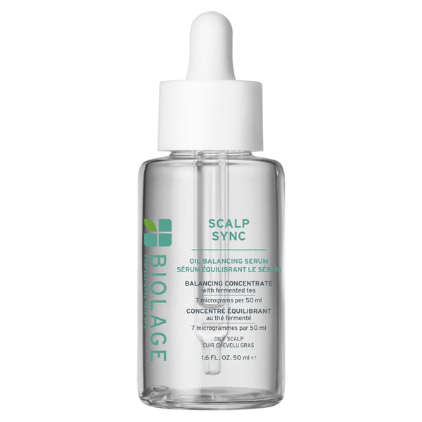 Scalp Sync Oil Balancing Serum - Absorbs Excess Oil, Leave-In Scalp Treatment, Fermented Tea Blend, Vegan & Paraben-Free, 1.6 Fl Oz
