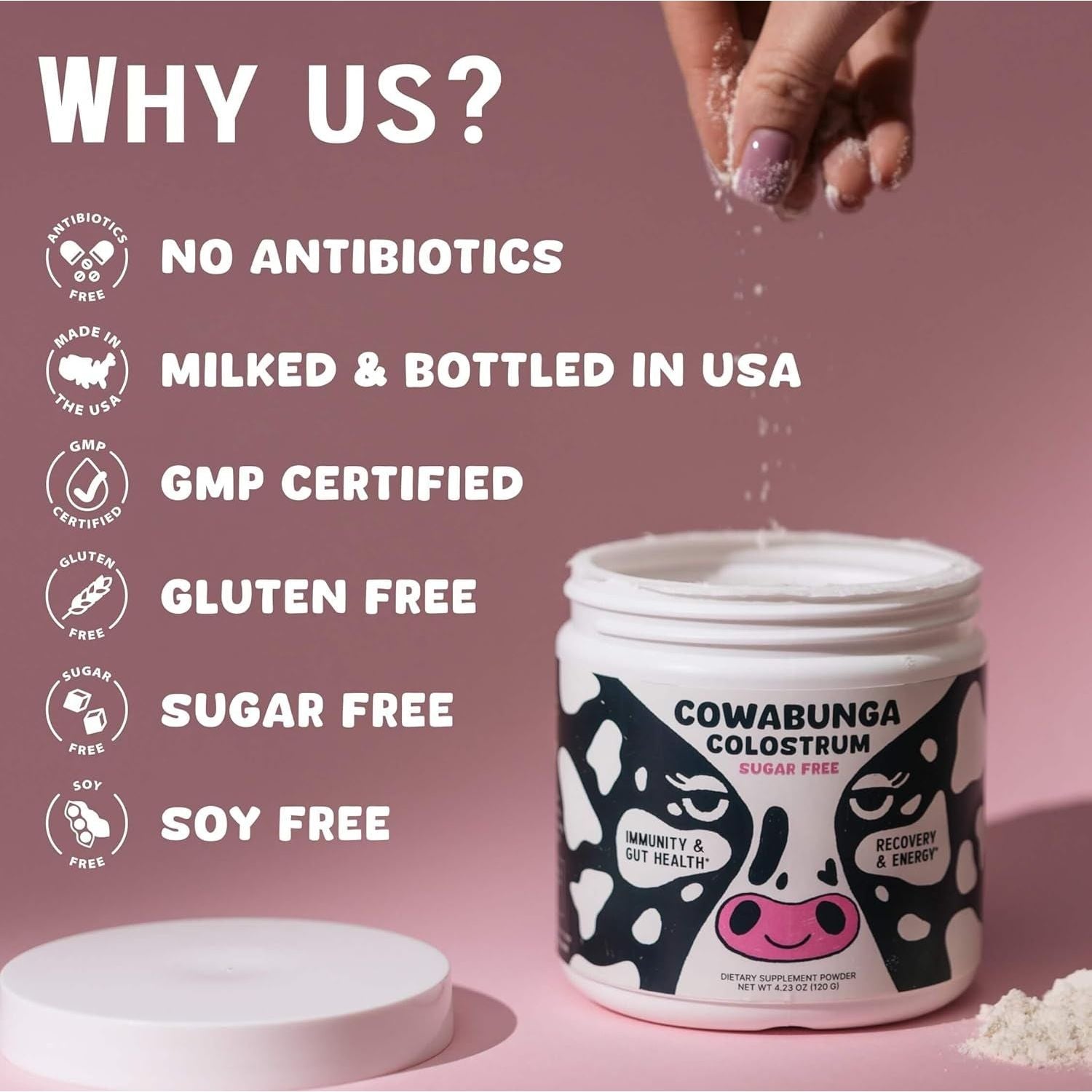 SonoHealth Cowabunga Colostrum – 120g | True 6-Hour First-Milking Colostrum for Immunity, Gut Health & Vitality