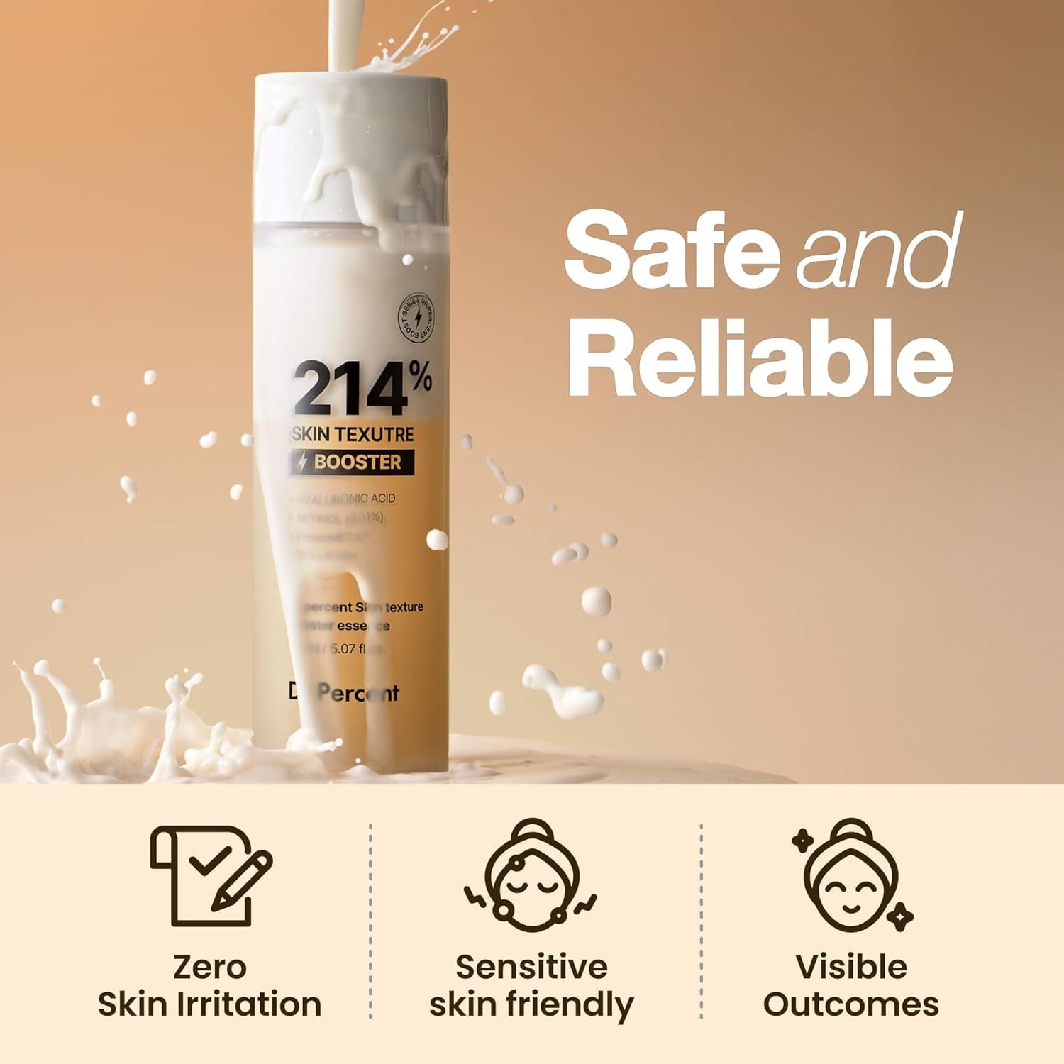 dr.percent 214% Skin Texture Booster Essence – 150ml