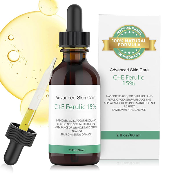 Advanced Skin Care C+ E Ferulic 15% Serum – 60ml | Brightens, Firms & Fights Signs of Aging