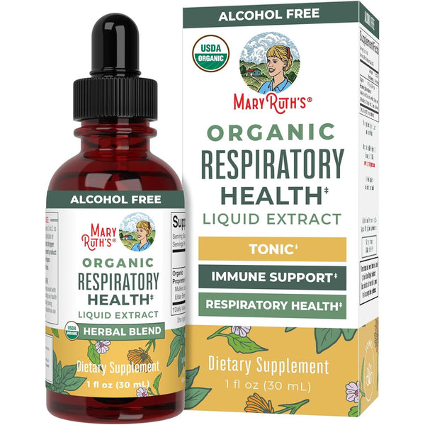 MaryRuth Organics Respiratory Health Liquid Extract – 30ml | Herbal Lung & Immune Support
