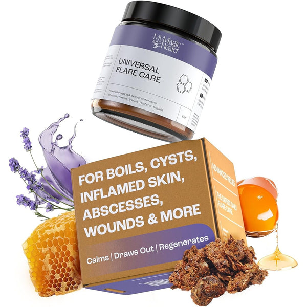 MyMagicHealer Universal Flare Care – 4oz (113g) | Natural Relief for HS, Boils, Abscesses & Skin Flare-Ups