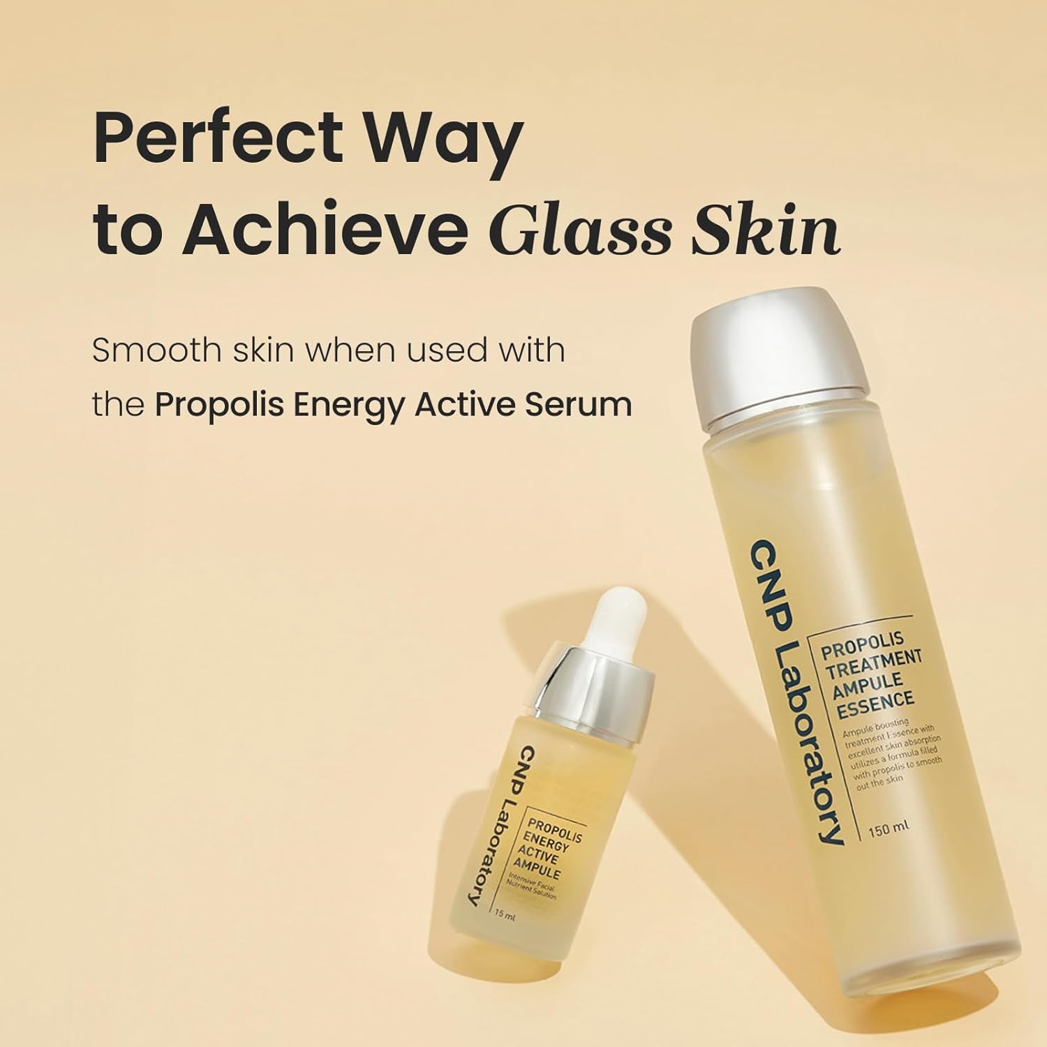 CNP Propolis Treatment Ampule Essence – 150ml | Hydrating, Soothing Korean Glass Skin Essence