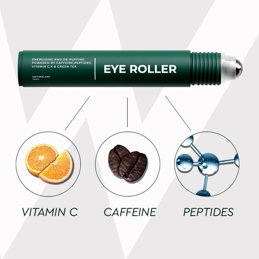 The Wolf Project Eye Roller – 15ml | Anti-Dark Circles & Depuffing Serum for Men