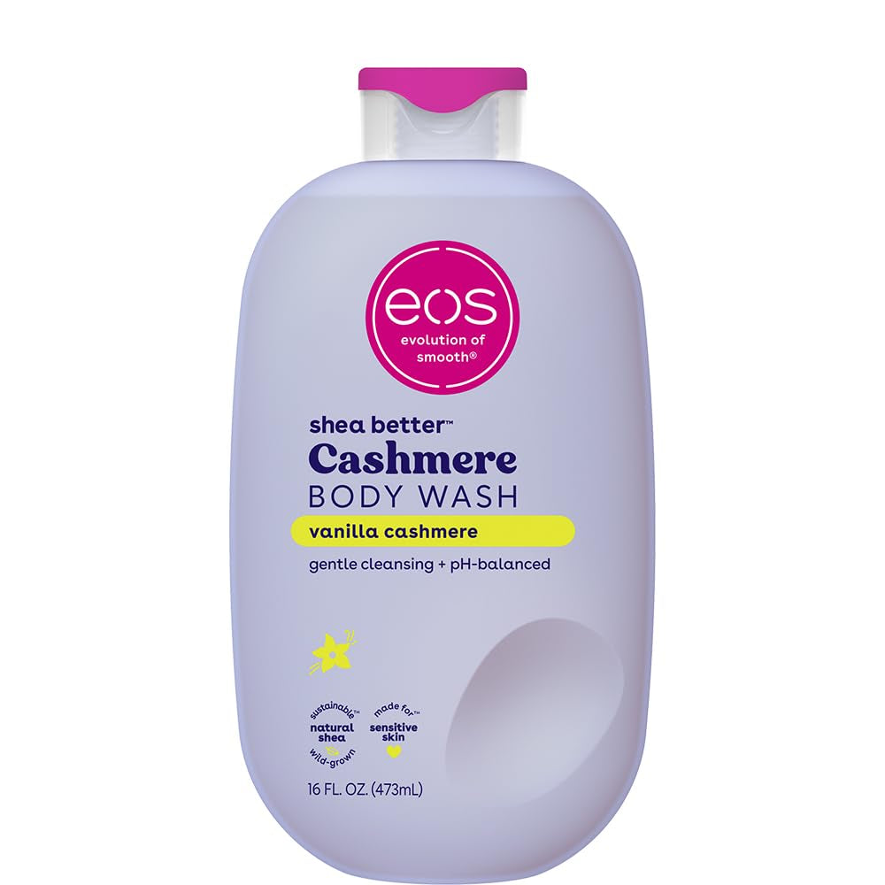 eos Shea Better Cashmere Body Wash, Vanilla Cashmere - 473ml