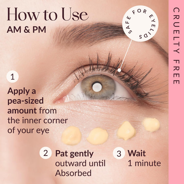 Skinwit Sleepless & Gorgeous 5 Eye Cream – 20ml | Advanced Anti-Aging & Depuffing Eye Treatment