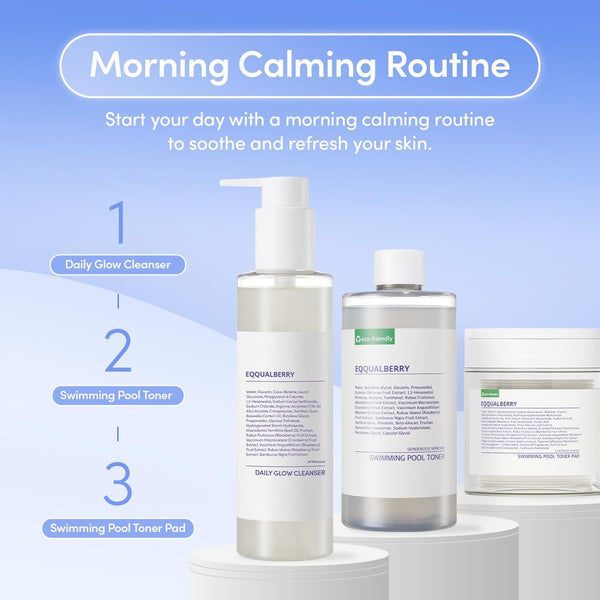 EQQUALBERRY pH Balanced Daily Glow Cleanser 7.1 Fl Oz. - 210ml – Hydrating & Radiant Skin