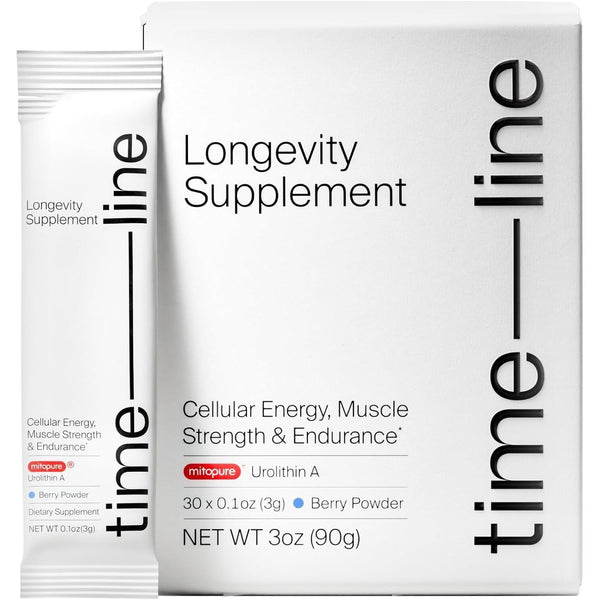 Mitopure Urolithin a - First Clinically Proven Supplement for Healthy Aging and Cellular Renewal - Mitoceutical for Muscle Strength and Longevity - 30 Sachets