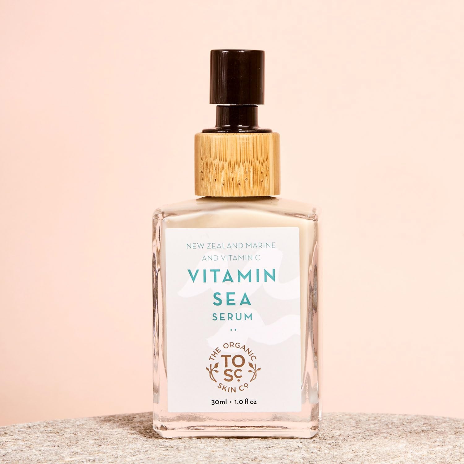 The Organic Skin Co. Vitamin Sea Serum – 30ml | Brightening, Collagen-Boosting Vitamin C Serum