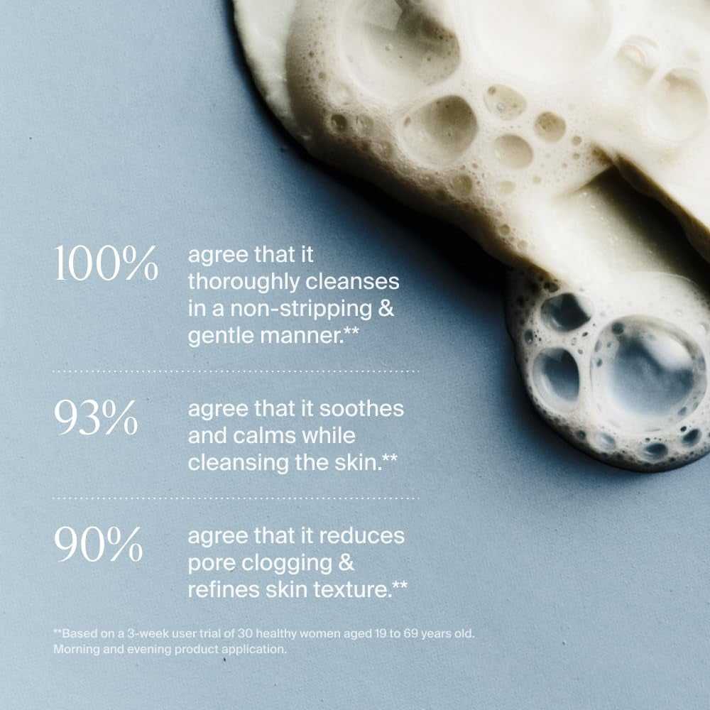 Mito-Biotic™ Gentle Cleanser - Non-Drying & Calming with Ceramides to Remove Makeup & Strengthen Skin Barrier for All Skin Types - 3.38 Fl Oz