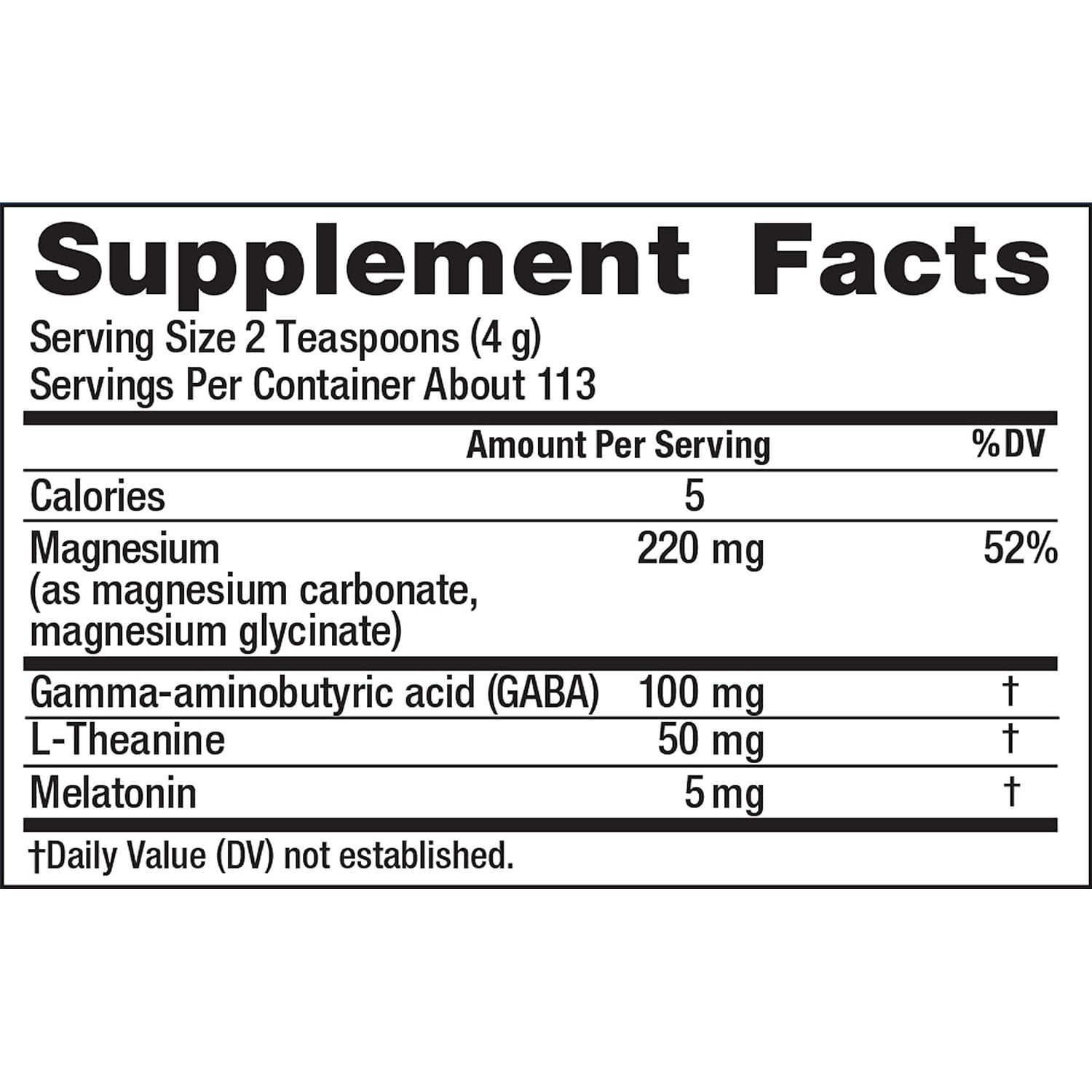 Natural Vitality Calm Sleep Magnesium Supplement – 453g (Mixed Berry) | With Melatonin, L-Theanine & GABA for Deep Relaxation & Restful Sleep