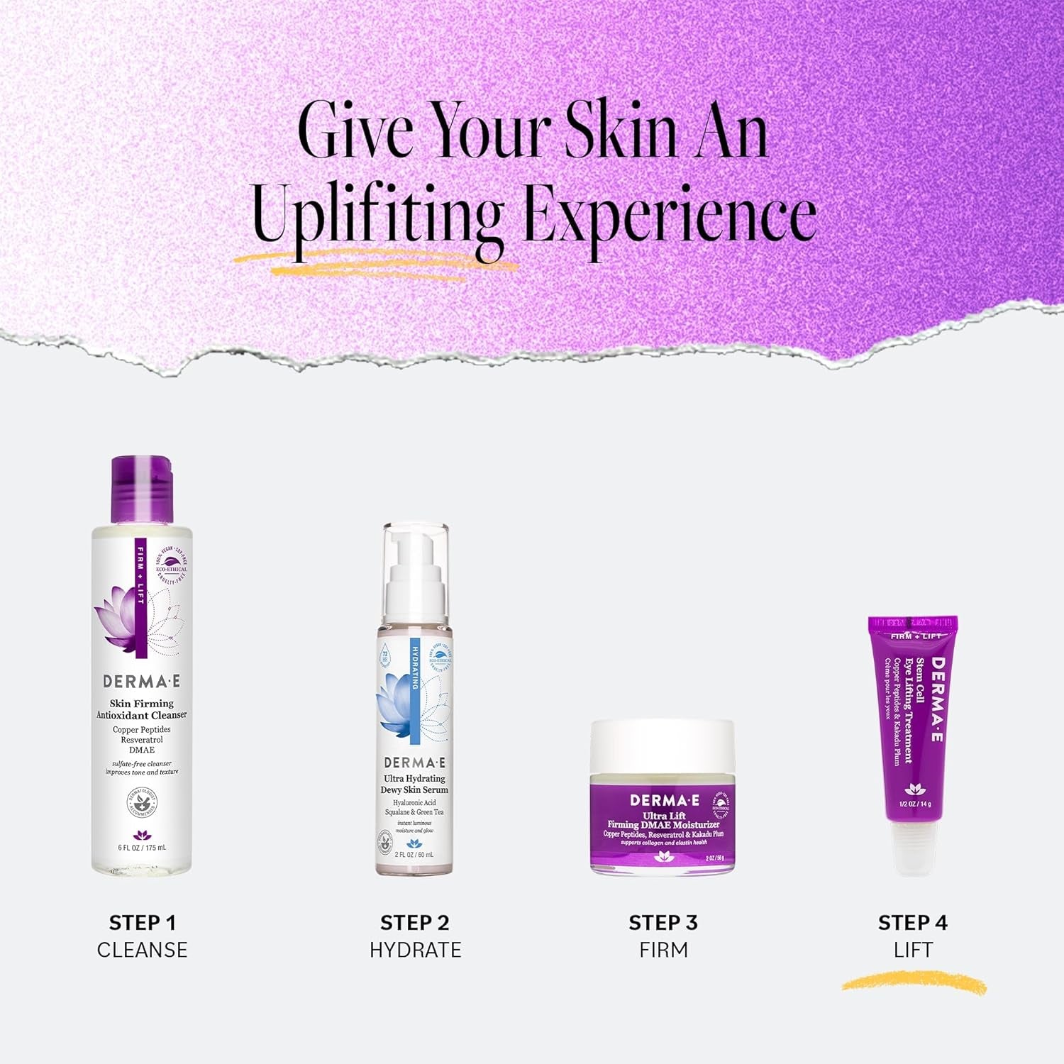 Derma E Stem Cell Eye Lifting Treatment – 14g | Firming, Lifting & Anti-Aging Eye Care