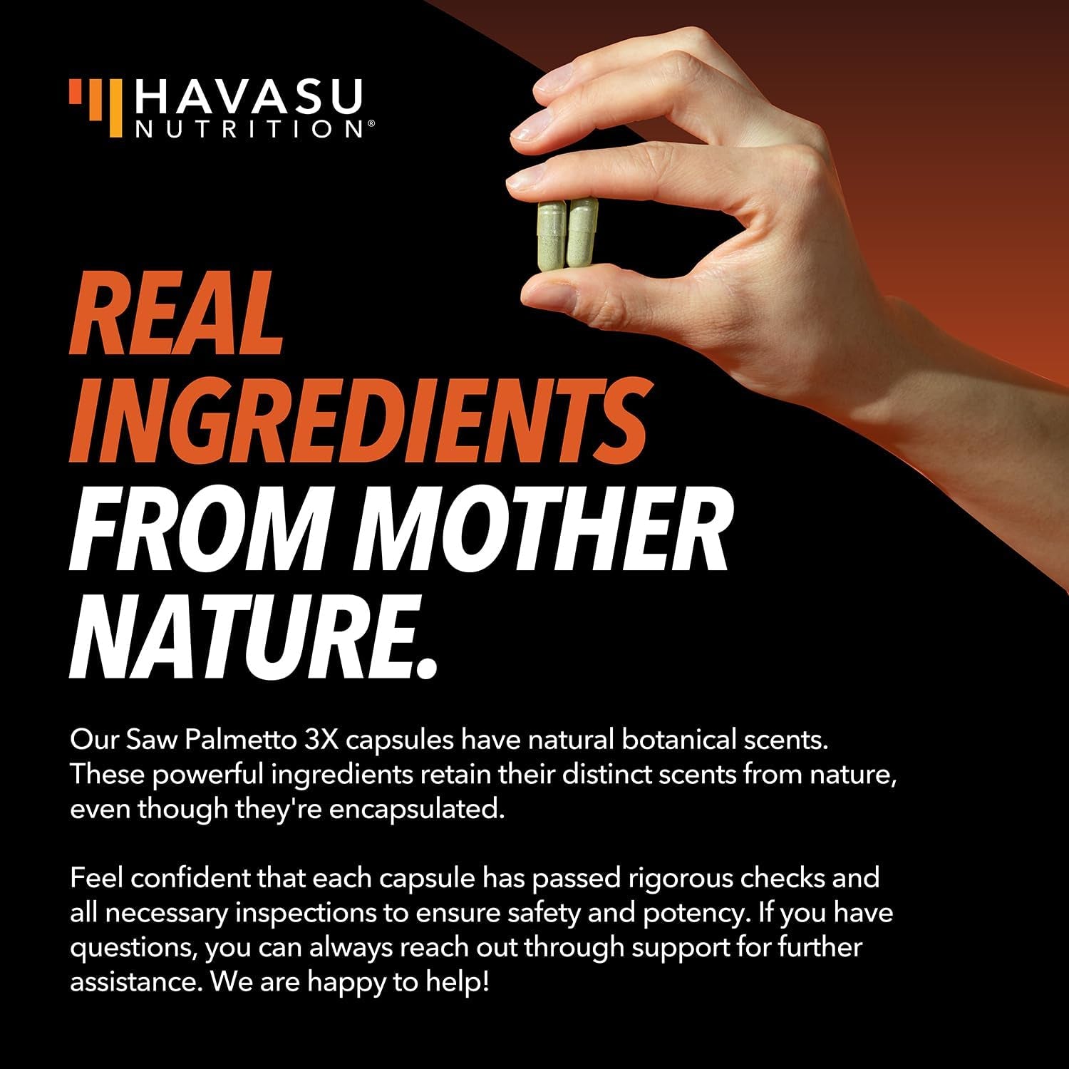 HAVASU NUTRITION Saw Palmetto 3X Formula + Nettle & Pumpkin – 120 Capsules | Prostate, Urinary & Hair Health Support