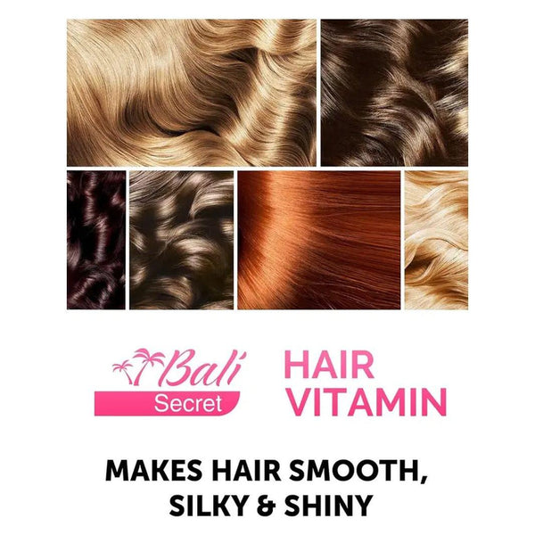 Bali Secret Serum by Hussell Hair - the Original Bali Secret, No Rinse Hair Serum with Argan, Macadamia, Avocado Oils - Vitamins A,C,E Pro B5