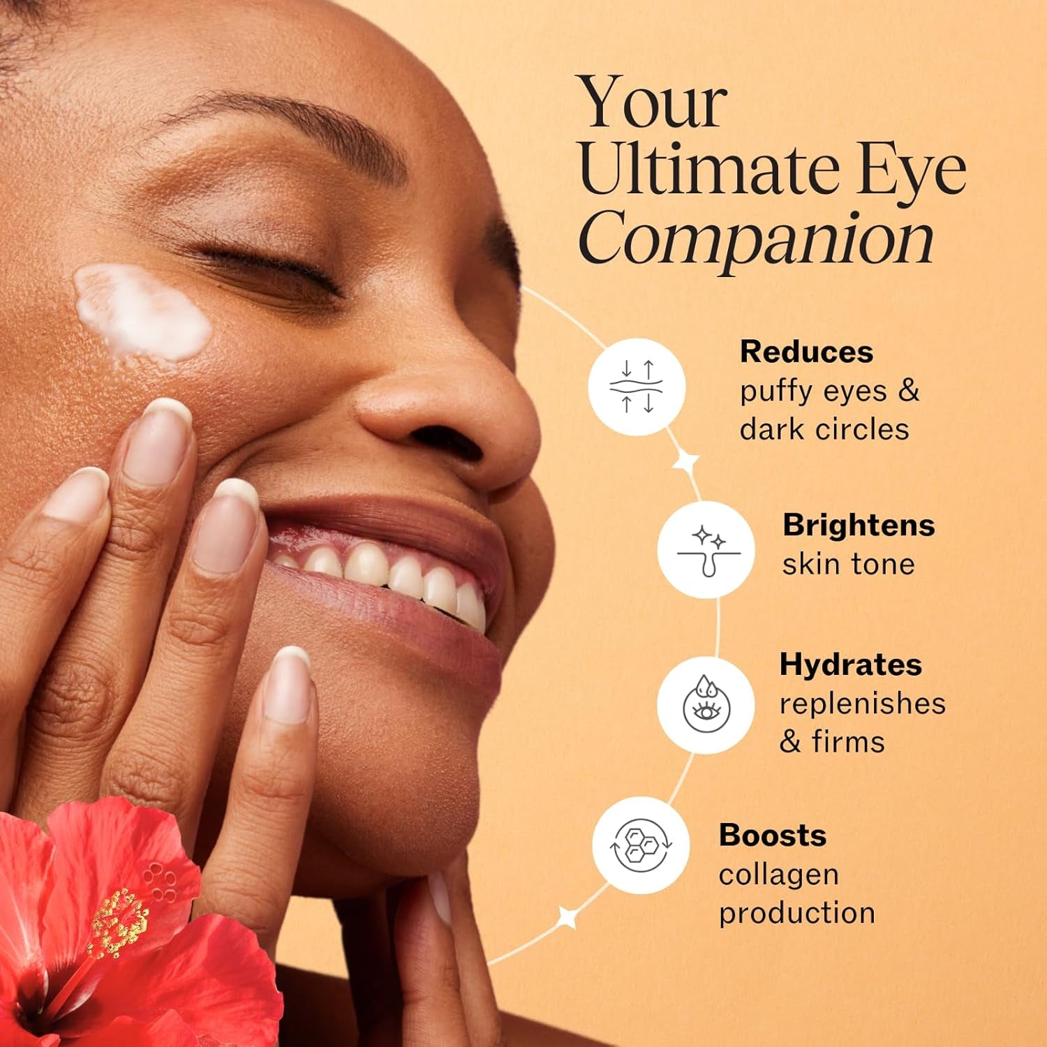 LilyAna Naturals Eye Cream – 48g | Hydrating Anti-Aging Treatment for Dark Circles, Puffiness & Fine Lines