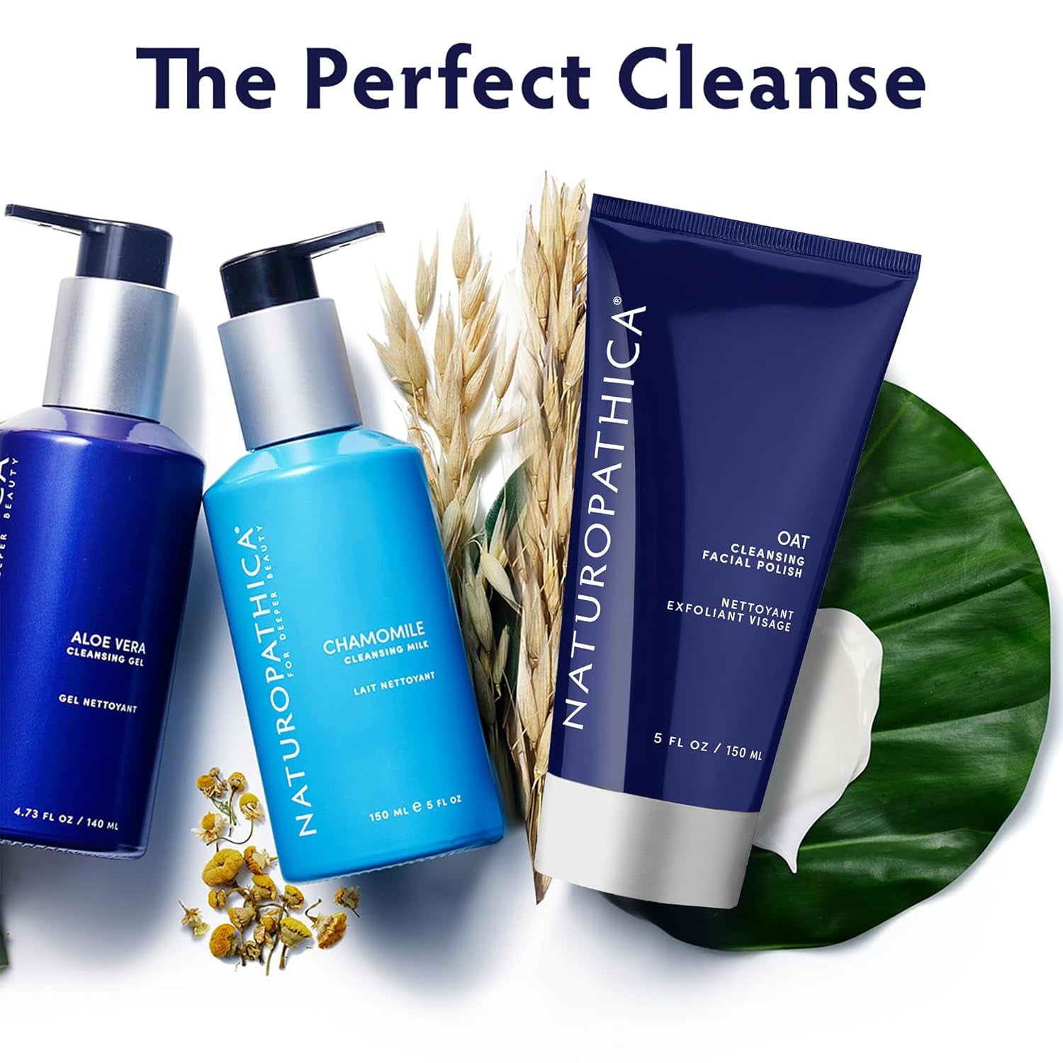 Naturopathica Oat Cleansing Facial Polish – 60ml | Gentle Exfoliating & Hydrating Face Wash