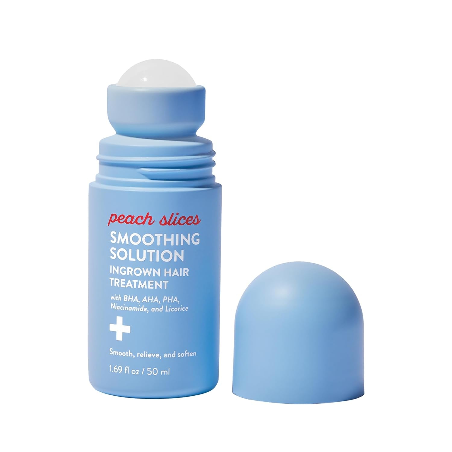 Peach Slices Smoothing Solution Ingrown Hair Treatment – 50ml | Clear Bumps, Soothe Redness & Brighten Dark Spots