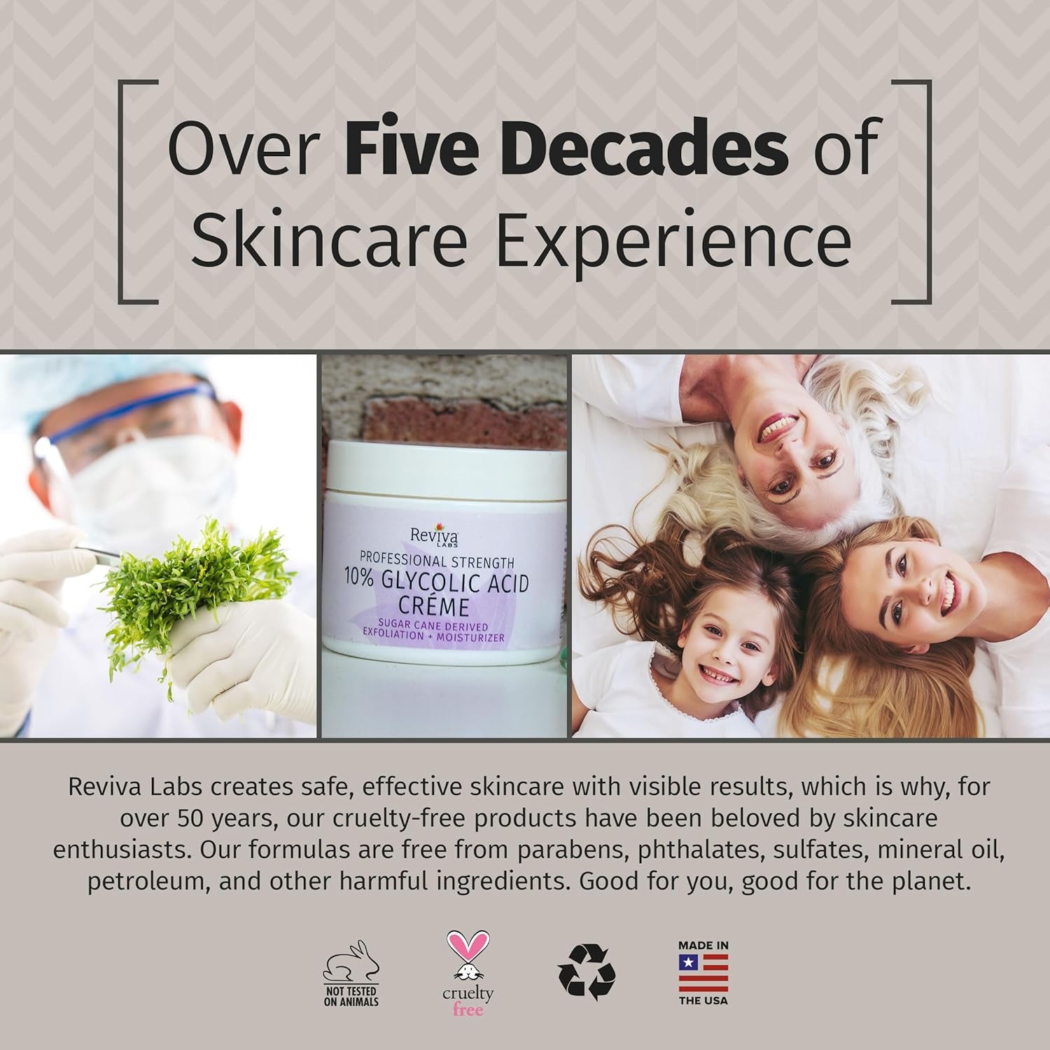 Reviva Labs 10% Glycolic Acid Crème - 55g