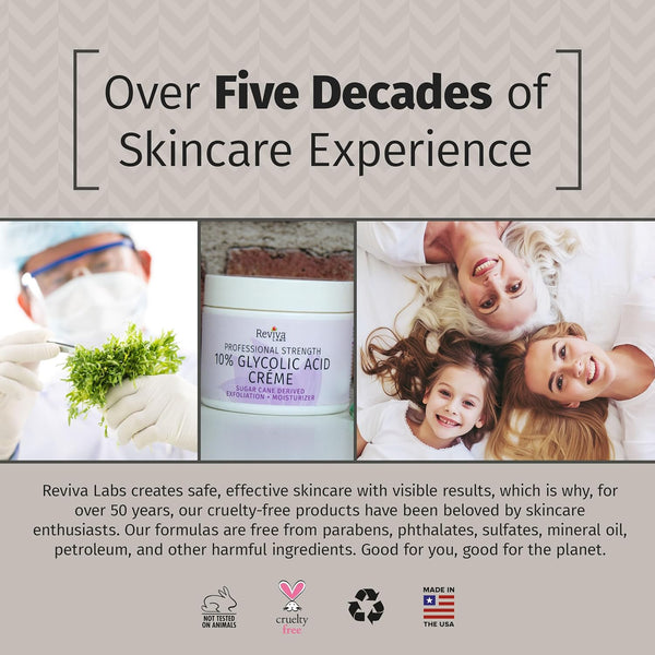 Reviva Labs 10% Glycolic Acid Crème - 55g