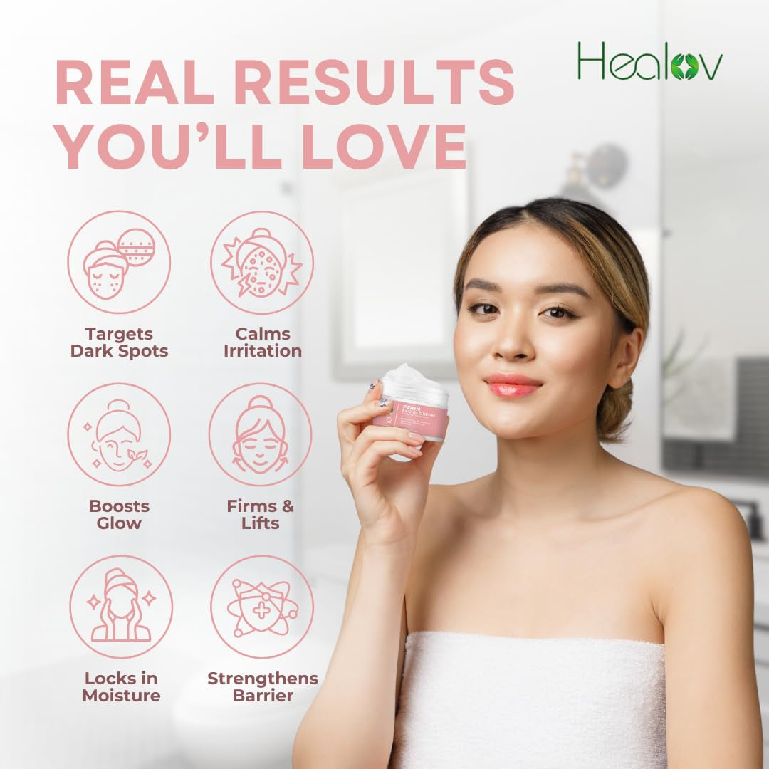 Healov PDRN Facial Cream – 50g | Advanced Salmon DNA Repair & Deep Hydration Moisturizer
