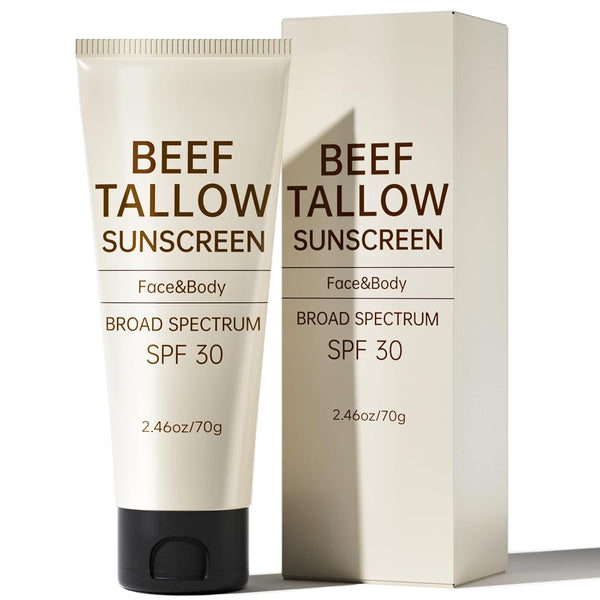 Outccogo Beef Tallow Sunscreen – 70g | Natural, Reef-Safe Sun Protection with Deep Hydration for Face & Body
