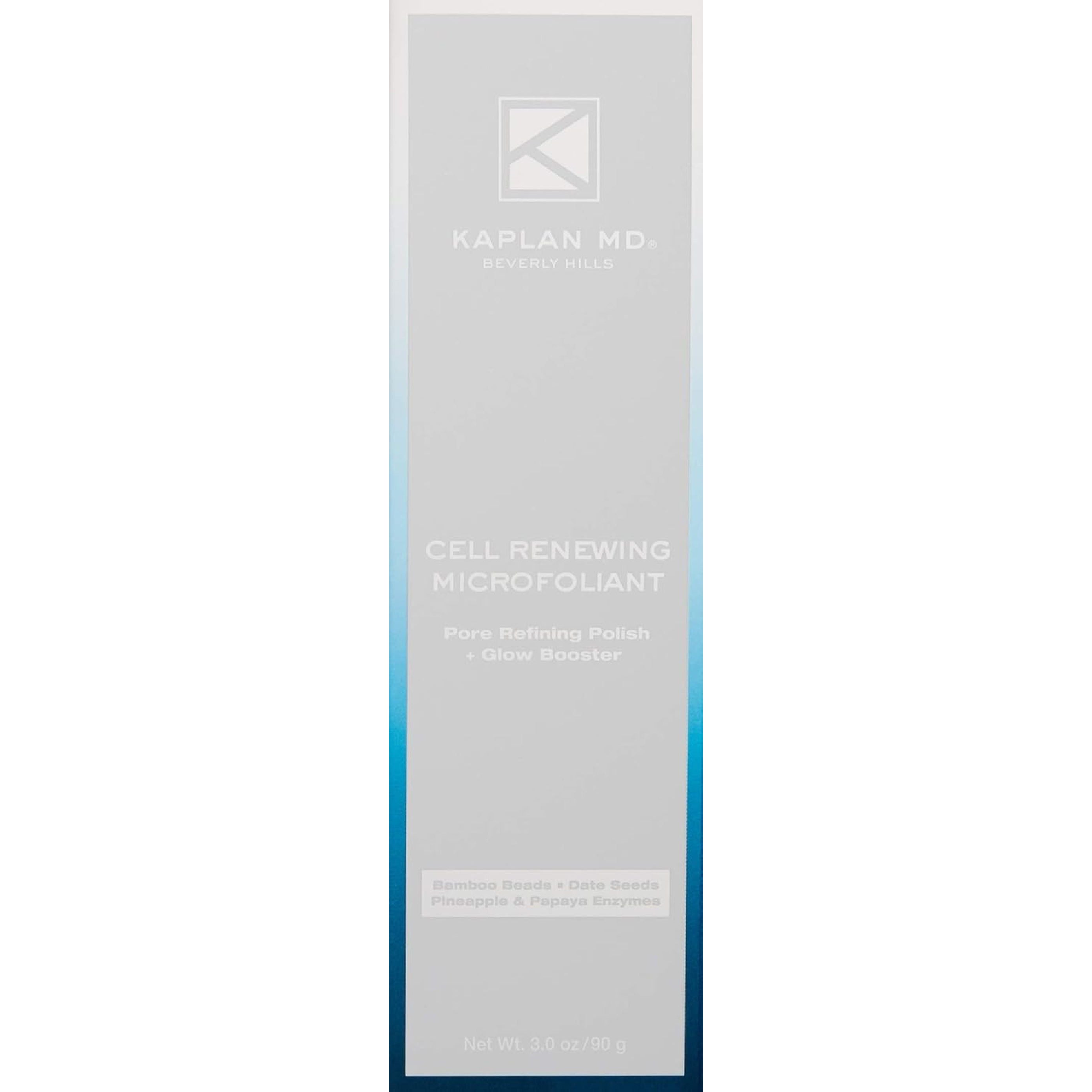 KAPLAN MD Cell Renewing Microfoliant – 85g | Gentle Daily Exfoliant for Smooth, Radiant Skin
