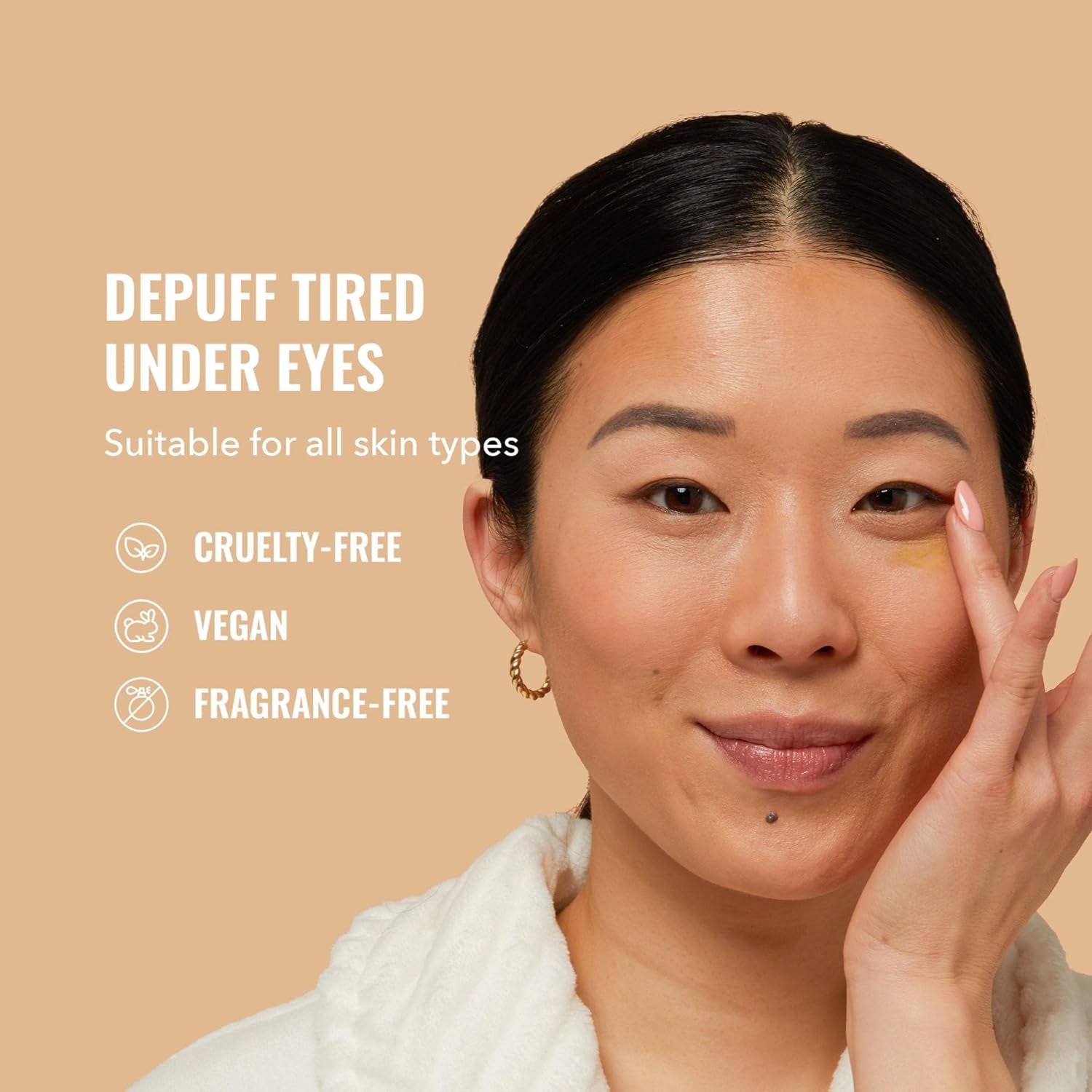 Good Molecules Yerba Mate Wake Up Eye Gel – 15ml | Brightening, Depuffing & Hydrating
