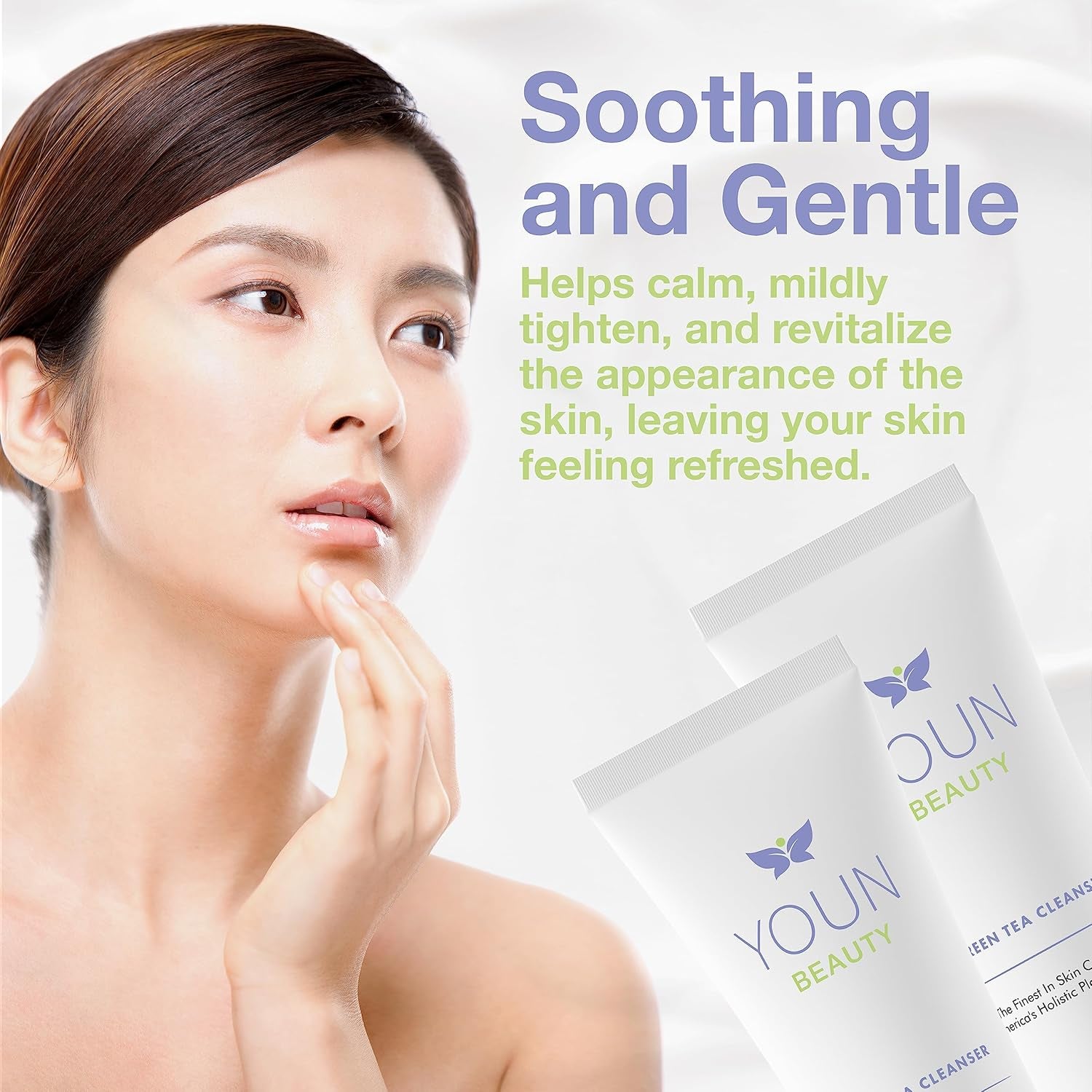 YOUN Beauty Green Tea Cleanser – 240ml | Gentle Hydrating Face Wash