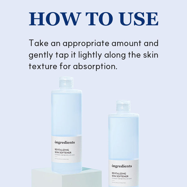 ONGREDIENTS Revitalizing Skin Softener – 250ml | Butterfly Pea Flower Hydrating Toner