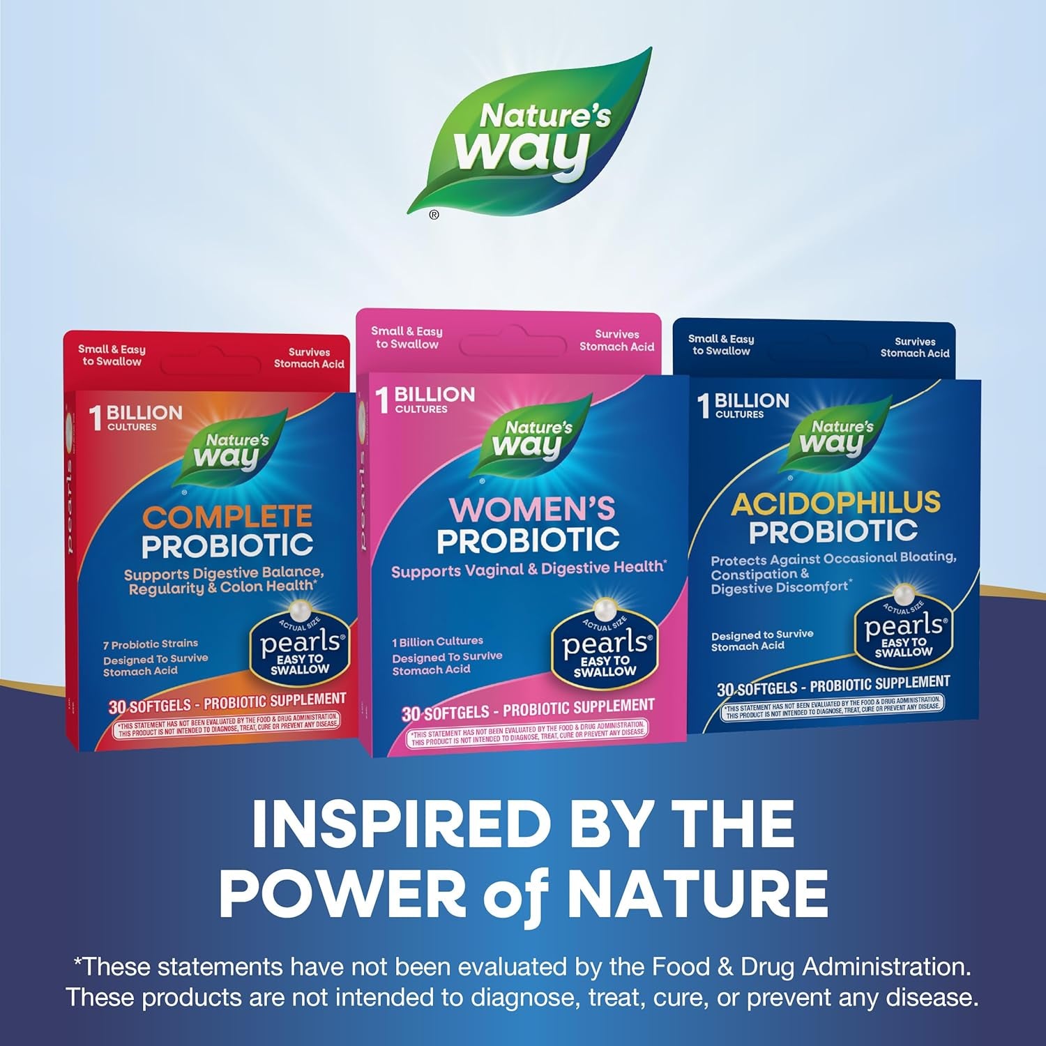 Nature's Way Women's Probiotic Pearls – 30 Softgels | Digestive, Immune & Vaginal Health Support