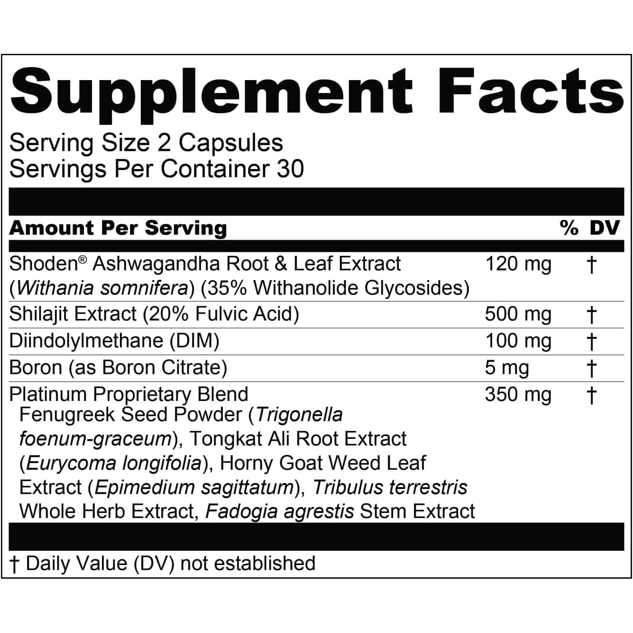 Essential Elements ThP T-Hero Platinum - 60 Capsules