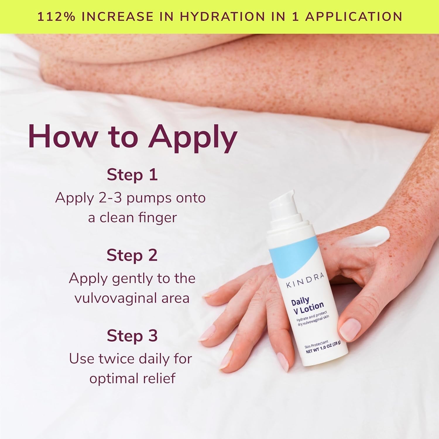 Daily V Moisturizer Lotion XL - Vaginal Cream for Vaginal Dryness and Discomfort - Hormone Free, Gyn Tested, Ph-Balanced, Doctor Recommended - up to 160 Applications