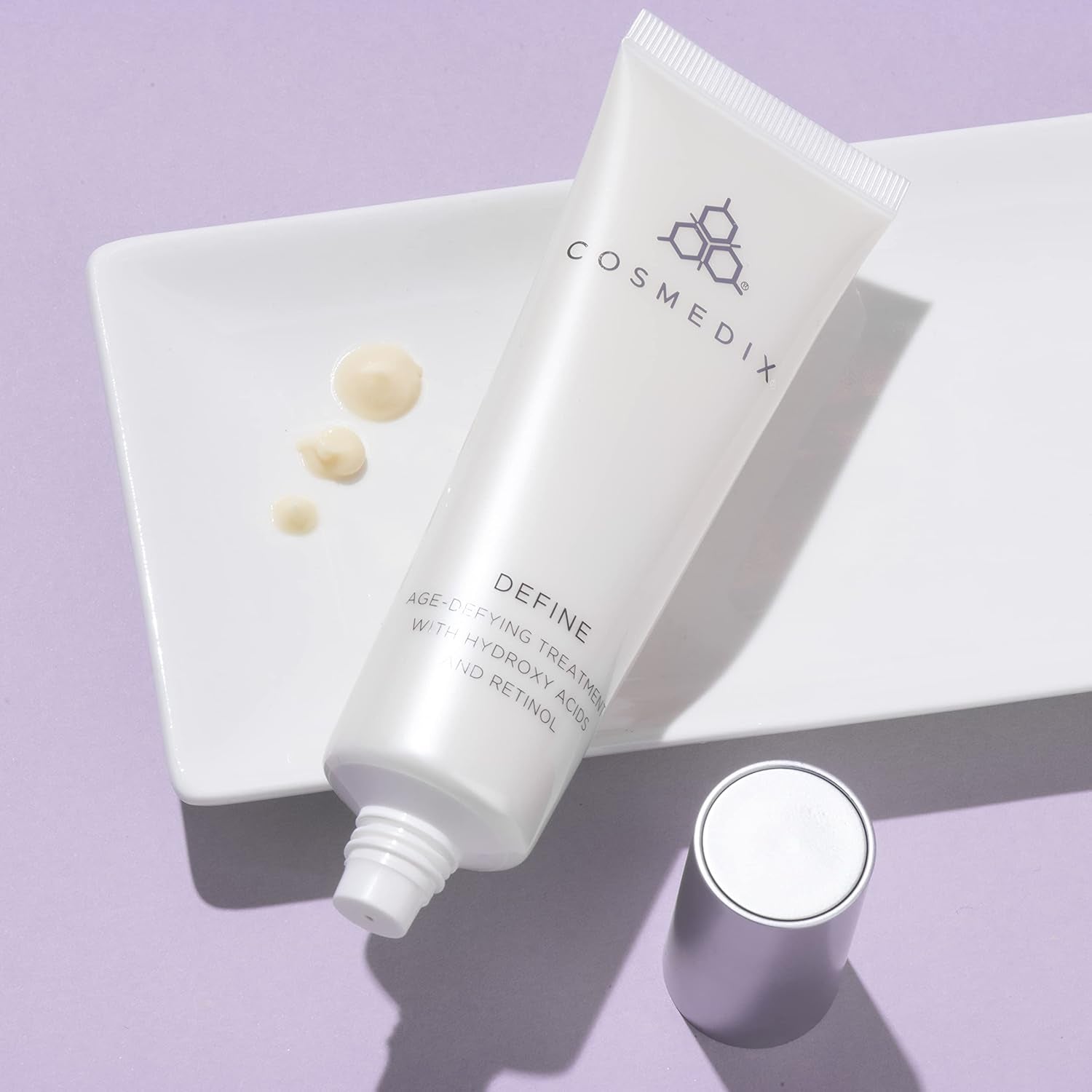COSMEDIX Define Age-Defying Treatment – 45g | Exfoliating Retinol Cream for Smoother, Youthful Skin