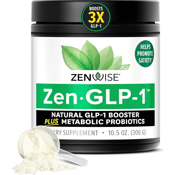 Zenwise Health Zen GLP-1 Dietary Supplement – 300g | Natural Appetite Control & Digestive Support