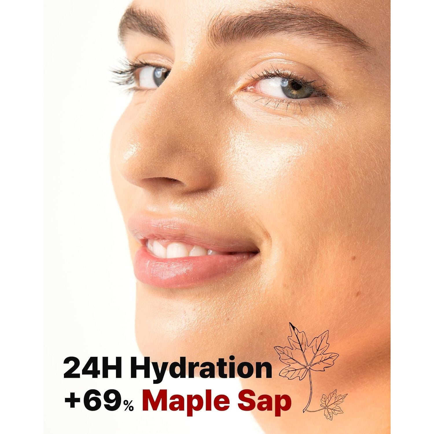 Raw Moisturizer Face Cream | Korean Skincare, Daily Hydrating Cream | 69% Maple Sap, Softening, Nourishing, Lightweight Gel, Vegan, Sensitive Skin, Anti-Aging