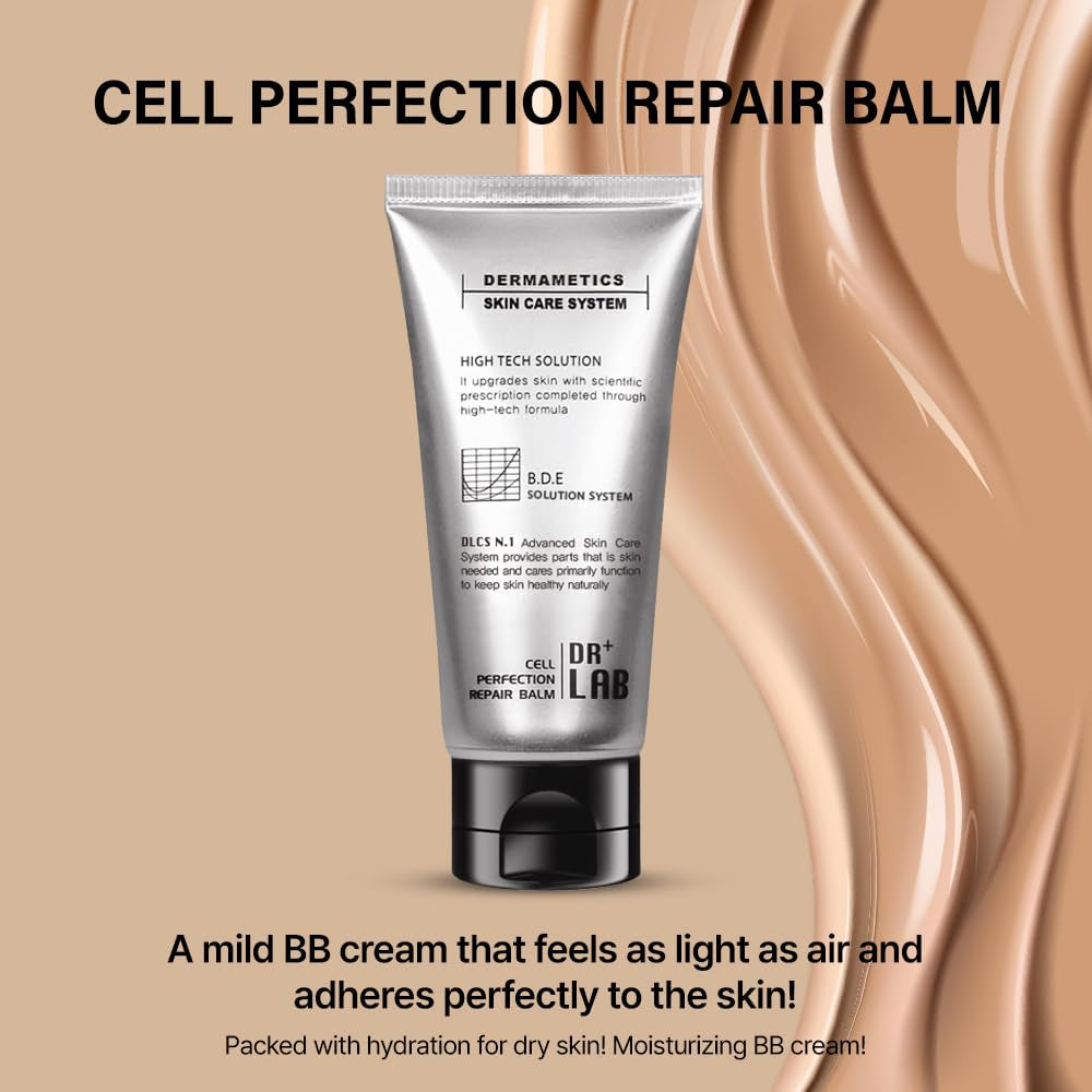 DR+LAB Cell Perfection Repair Balm – 50ml | Tinted Moisturizer & Skin Barrier Repair with Centella Asiatica