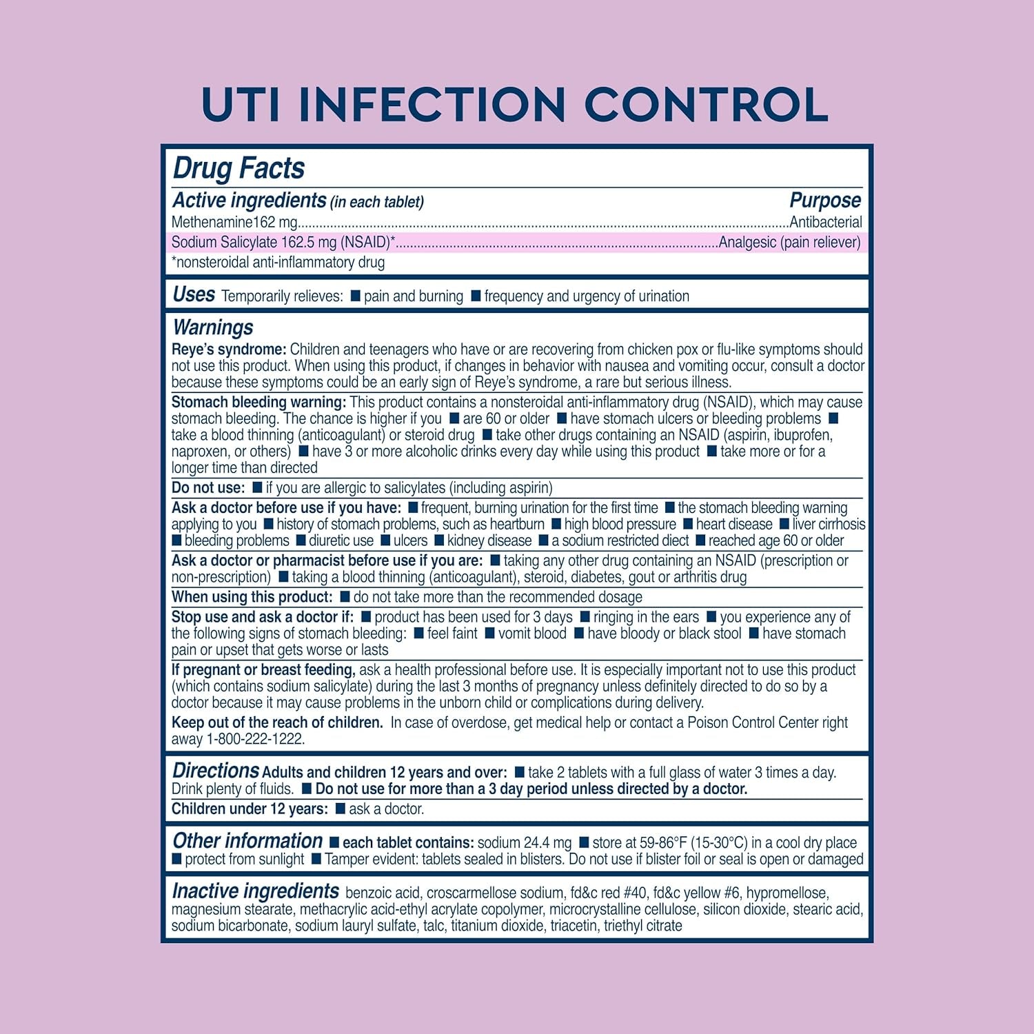 Uqora UTI Emergency Kit – Complete 3-in-1 Solution with Test Strips, Infection Control & Fast Pain Relief | At-Home UTI Support