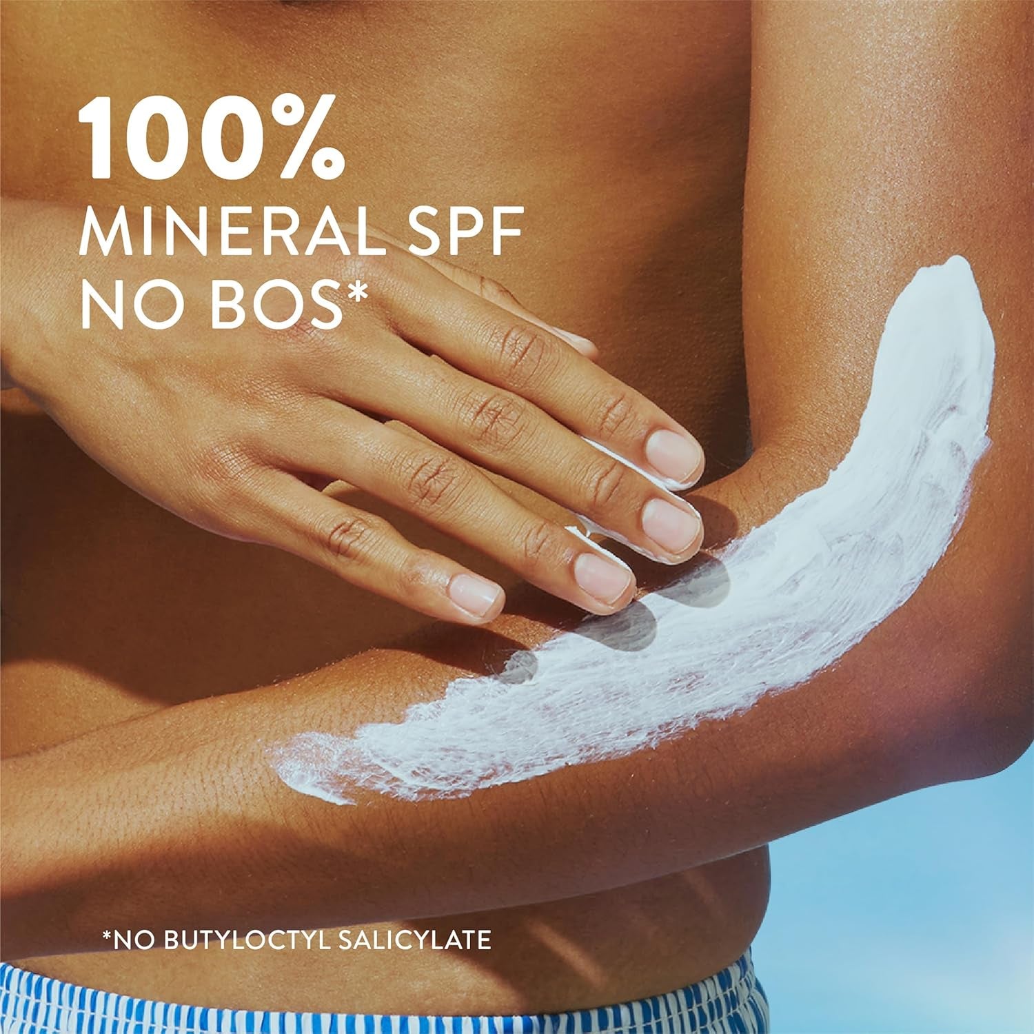 Sunscreen Lotion Unscented SPF 30, 100% Mineral SPF for Face & Body Broad Spectrum UVA UVB for Men & Women, Suitable for Sensitive Skin & Hawaii Compliant, Lightweight & No Residue, 7Oz