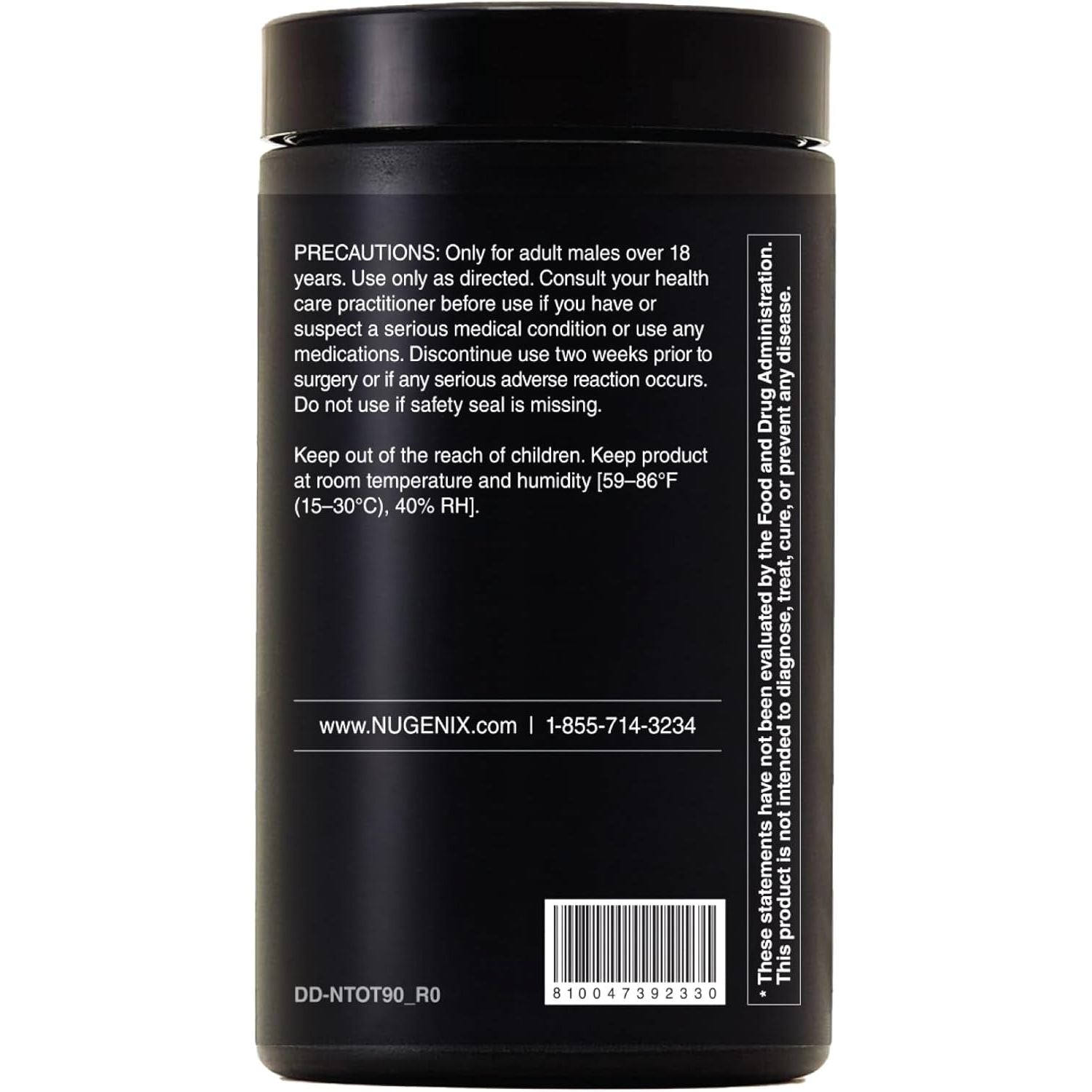 Nugenix Total-T2 Total Testosterone + N.O. Boost Formula - 90 Capsules