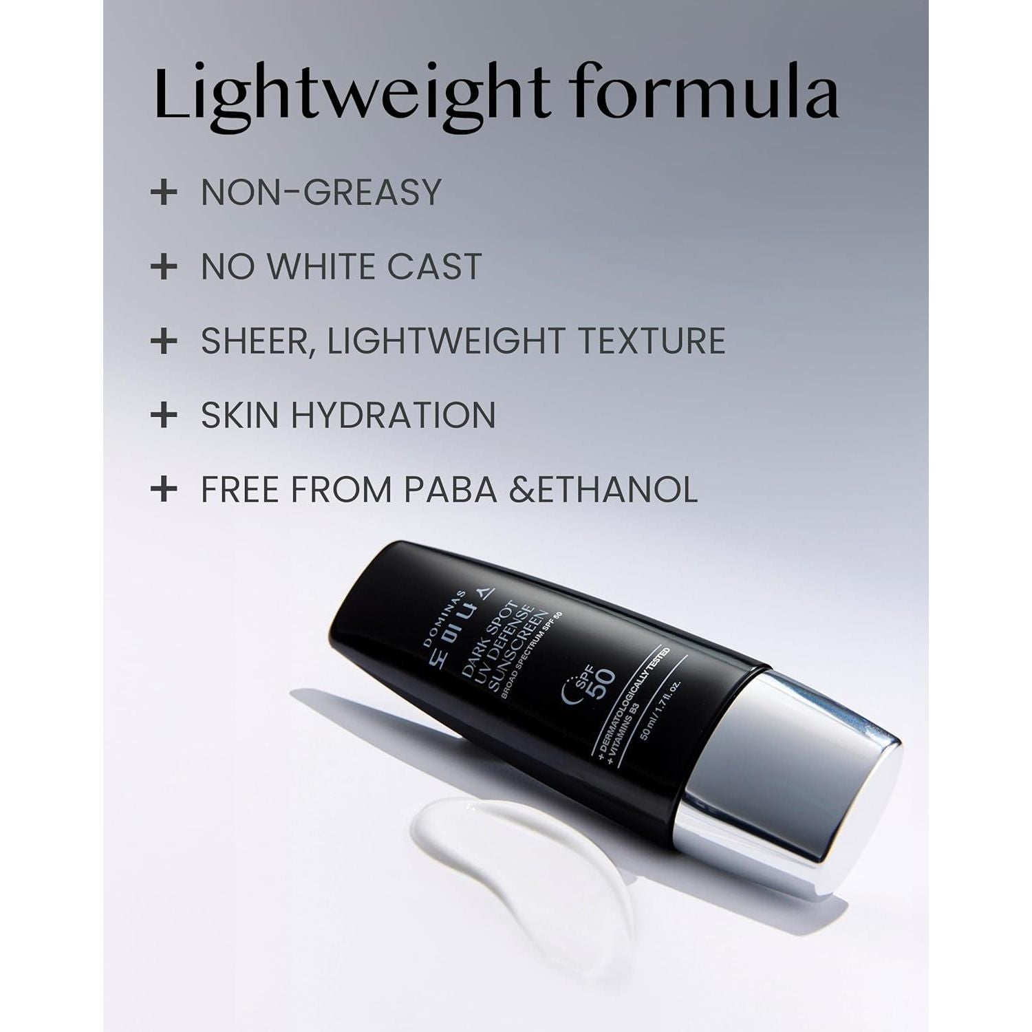 DOMINAS Dark Spot UV Defense Sunscreen – 50ml | SPF 50 Broad-Spectrum Protection & Pigmentation Care
