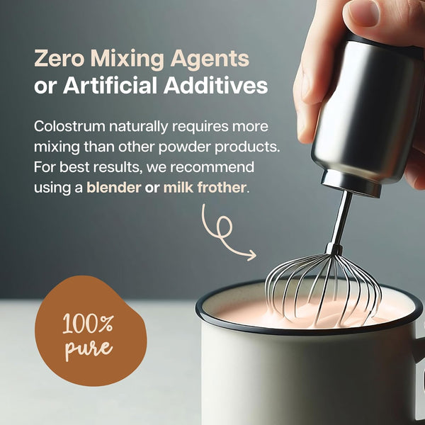 Baese Nutrition 100% Grass-Fed Bovine Colostrum Powder + Probiotics – 220.98g | Immune & Gut Health Support for Adults & Kids (Chocolate Flavor)