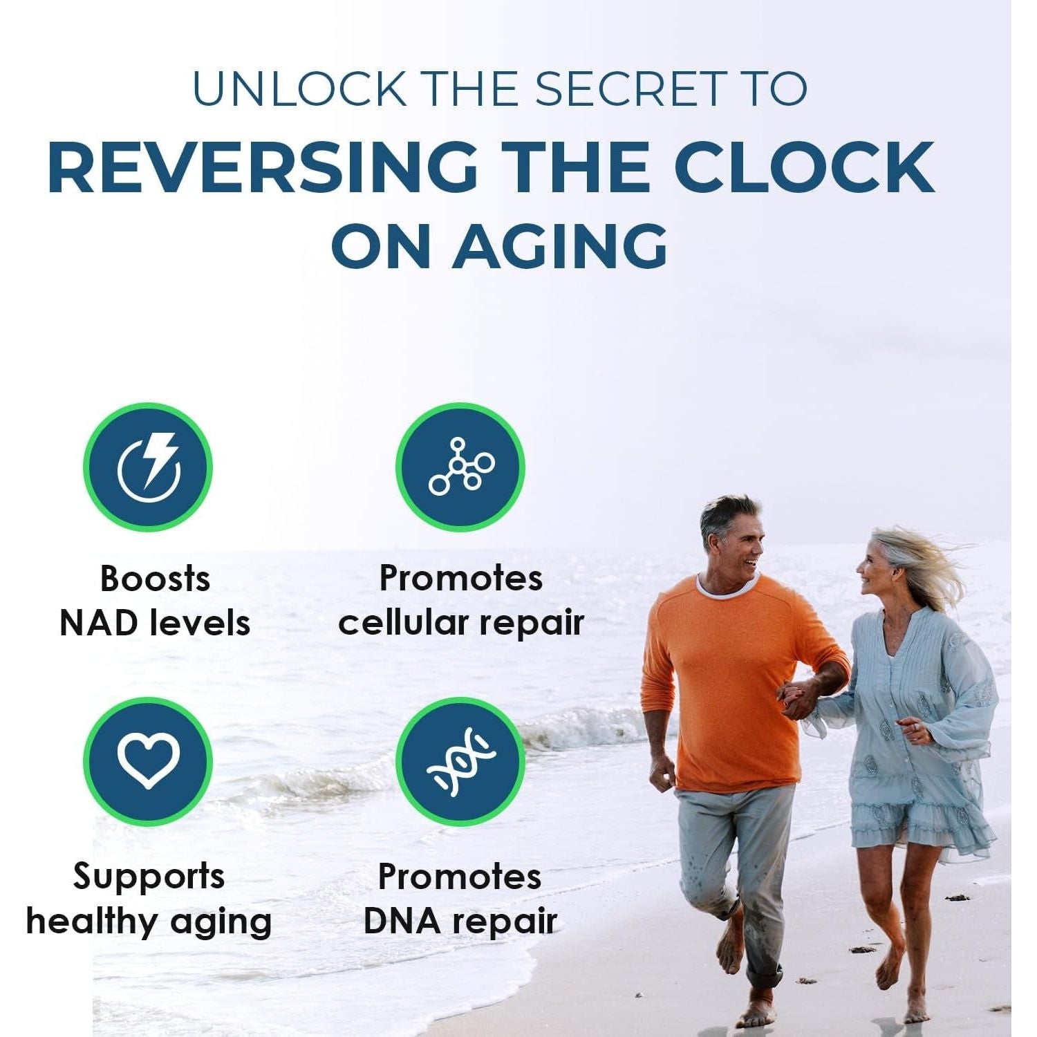 Rainbow Nutrients NAD+ – 90 Capsules | Advanced Anti-Aging & Cellular Energy Support